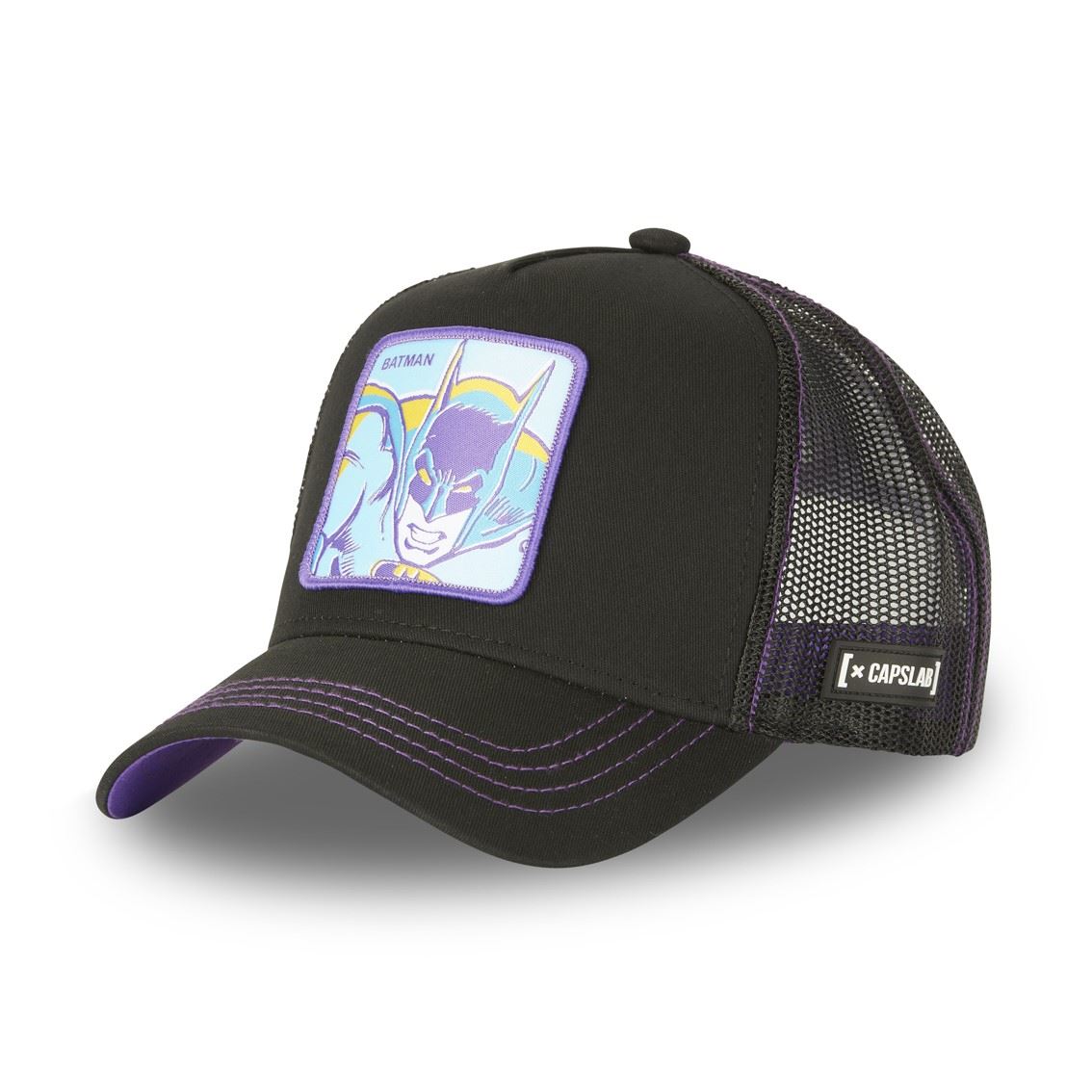 Batman Black Purple Trucker Cap Capslab