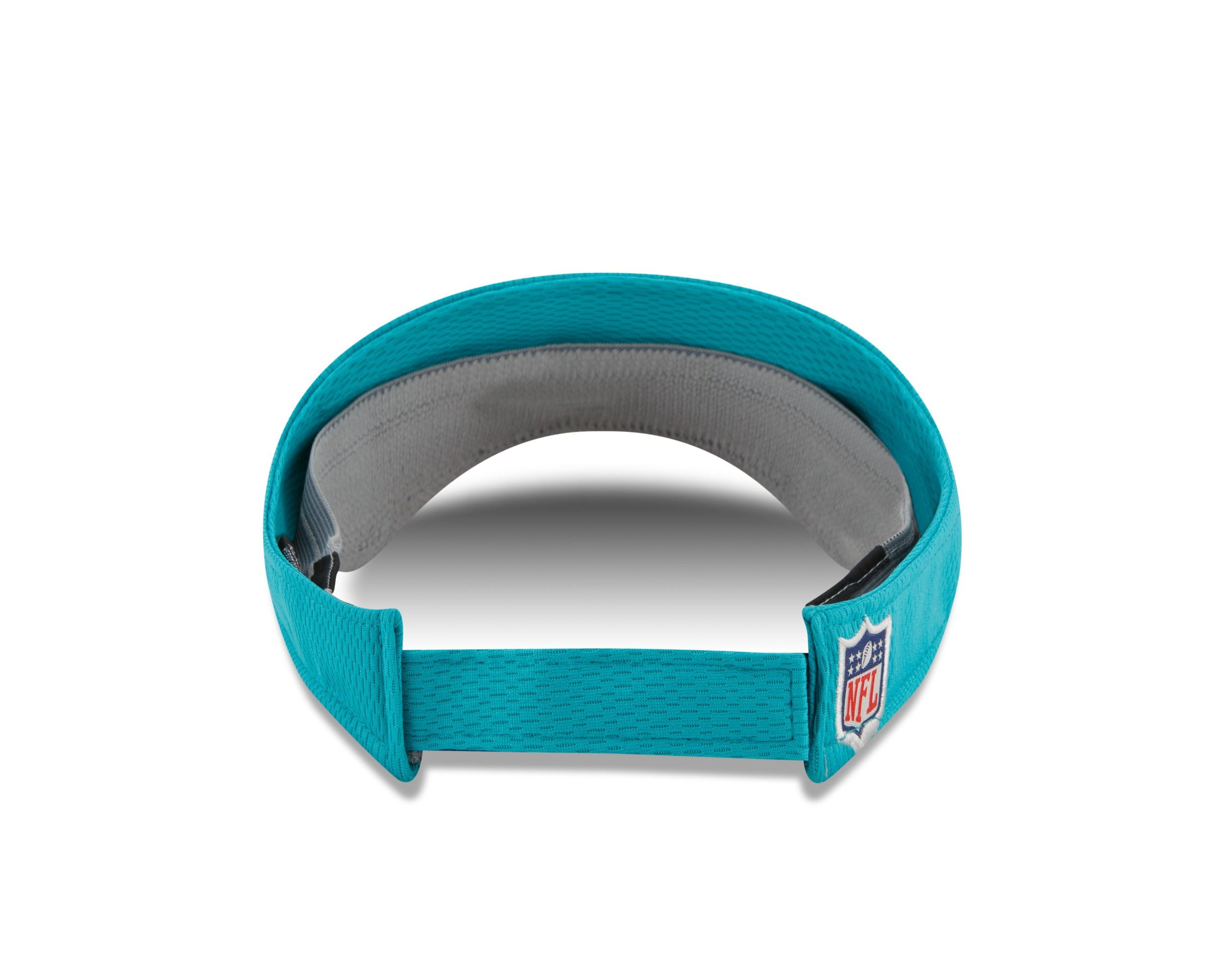 Miami Dolphins NFL 2021 Sideline Turquoise Adjustable Sunvisor New Era