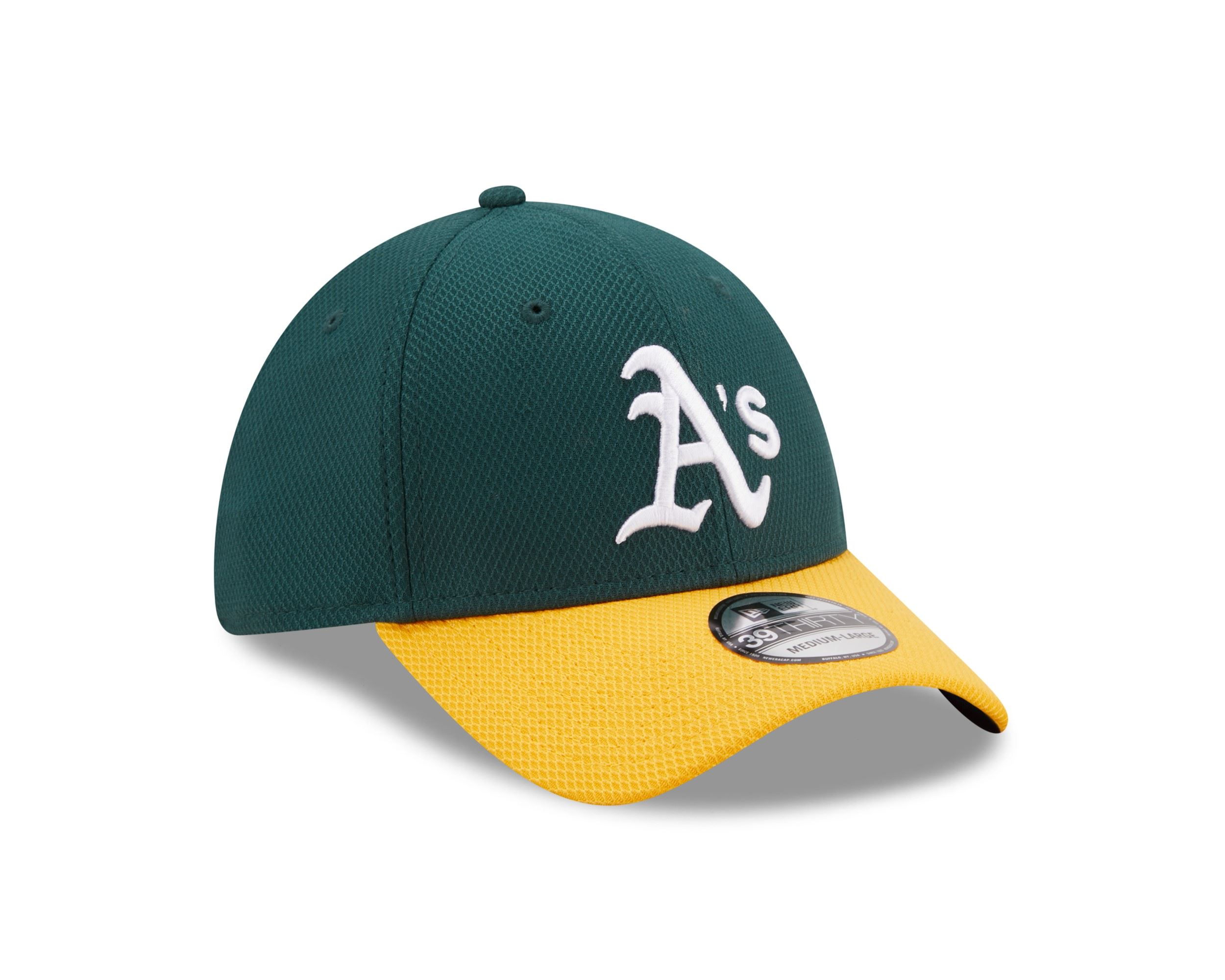 Oakland Athletics  MLB Diamond Era Darkgreen 39Thirty Stretch Cap New Era