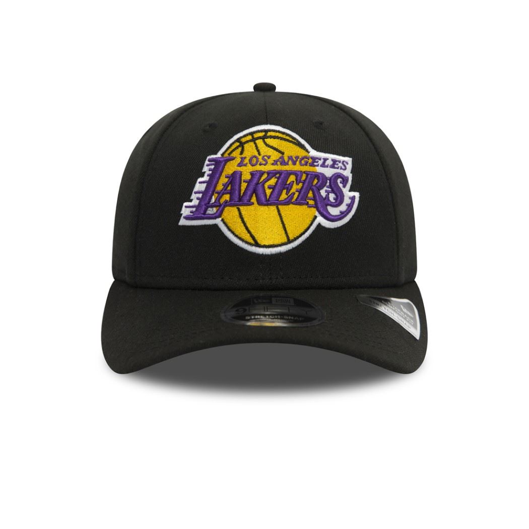 Los Angeles Lakers NBA Classic Black 9Fifty Stretch Snapback Cap New Era