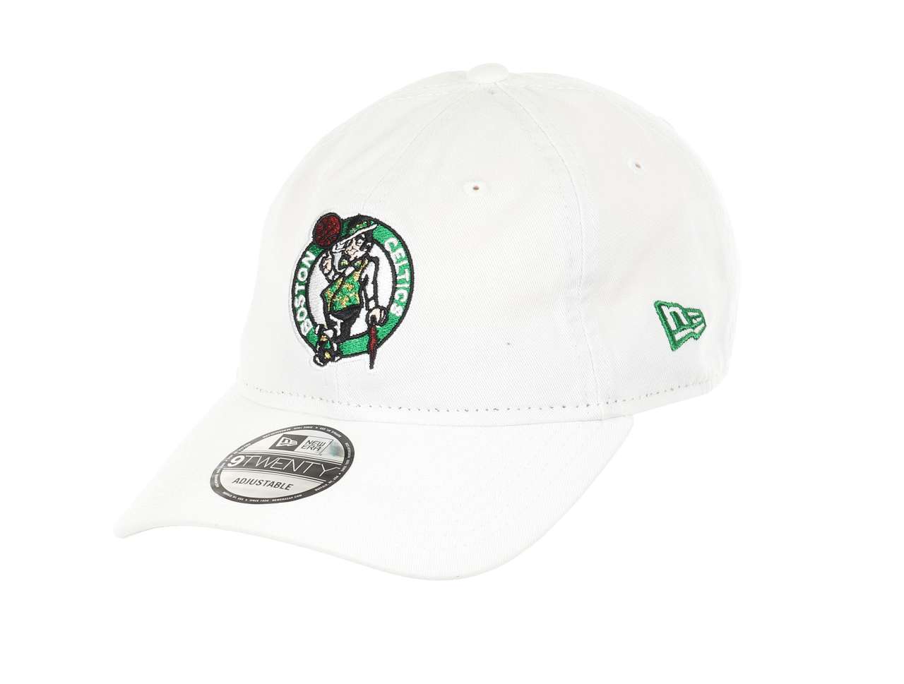 Boston Celtics NBA Team White 9Twenty Unstructured Strapback Cap New Era