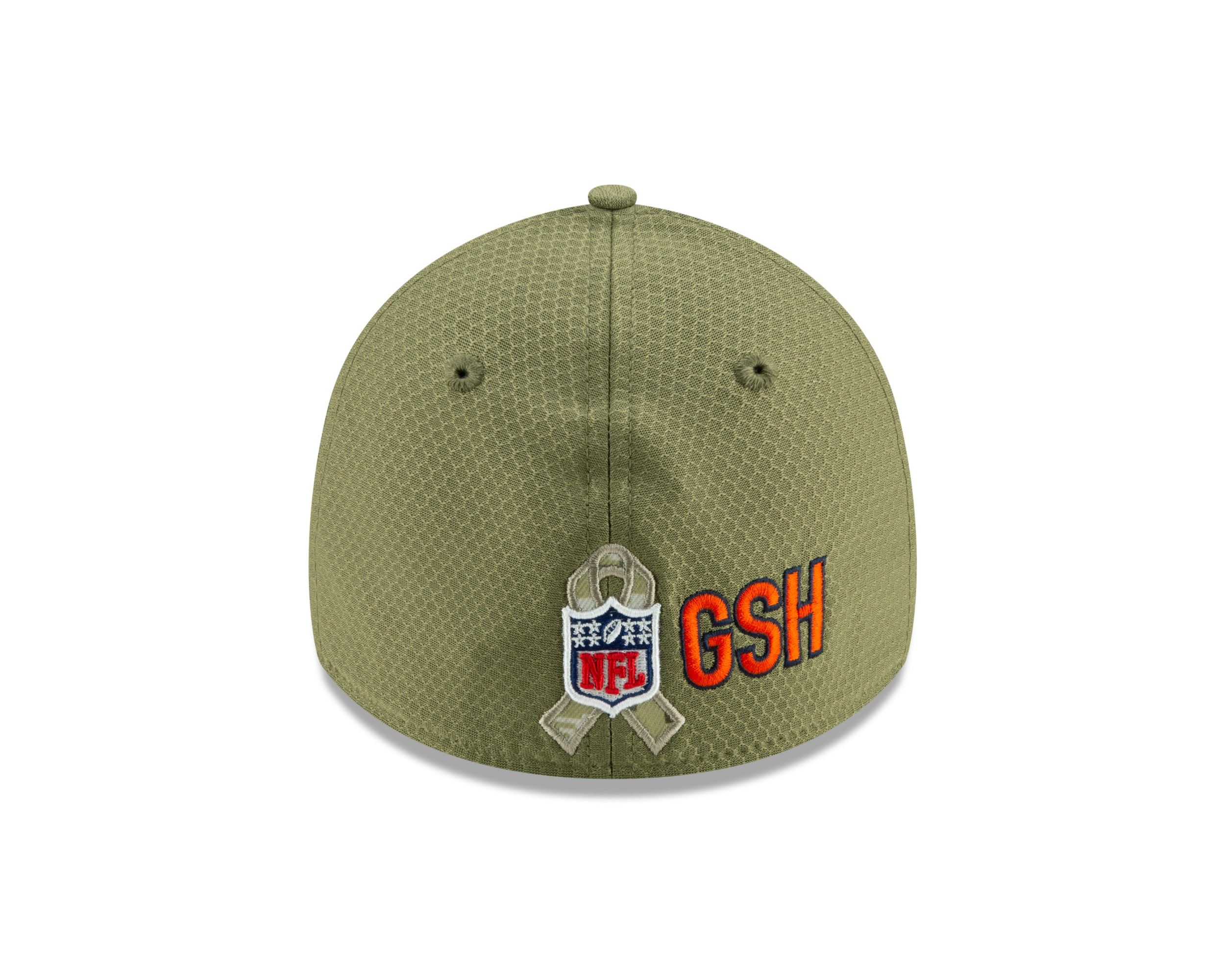 Chicago Bears On Field 2019 Salute to Service Olive 39Thirty Cap New Era