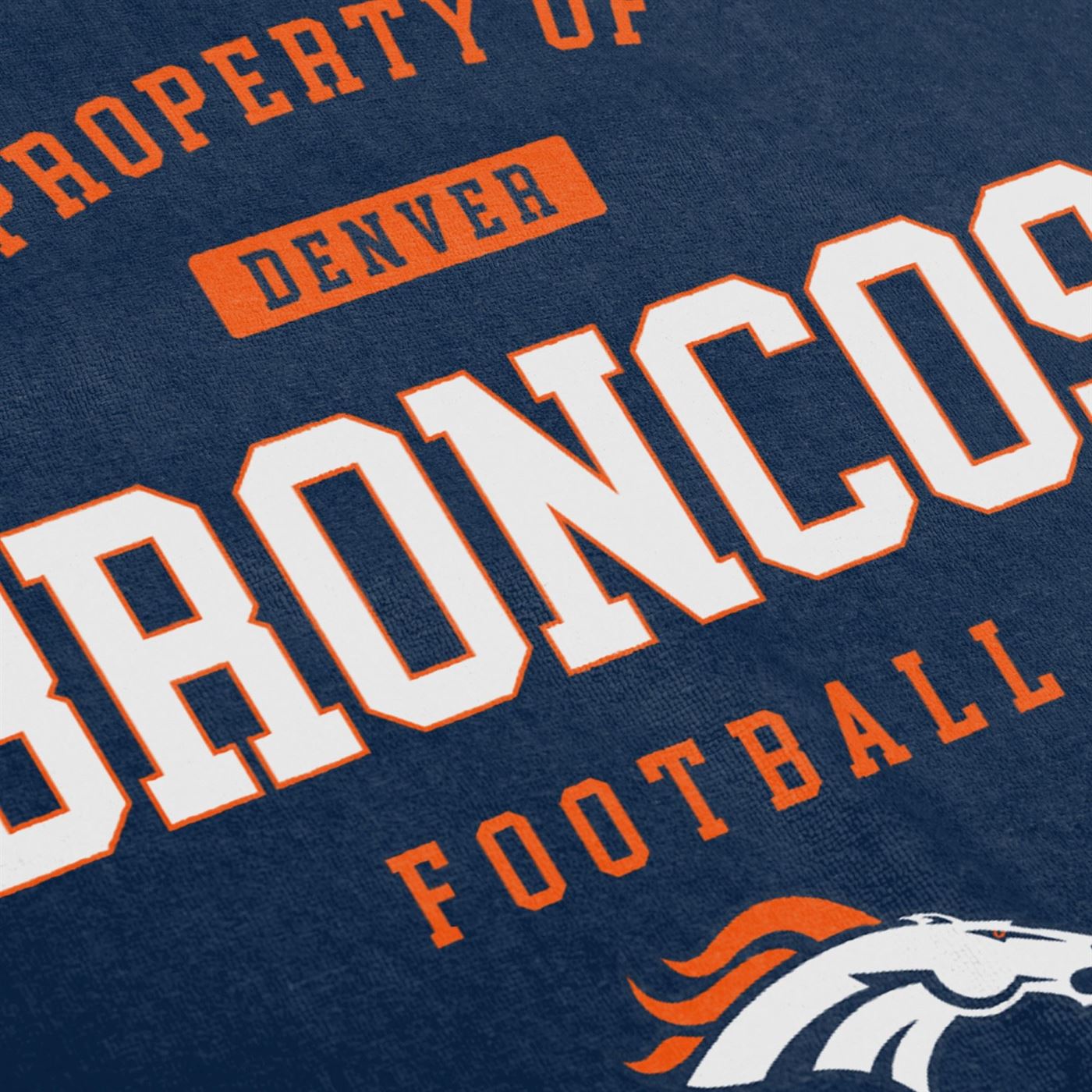 Denver Broncos NFL 2024 Strandtuch Badetuch Handtuch Blau Foco
