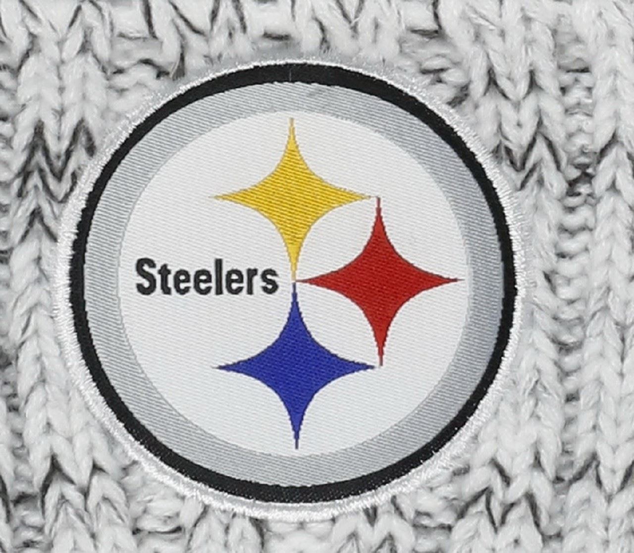 Pittsburgh Steelers NFL 2019 Sideline Women Heather Graphite New Era