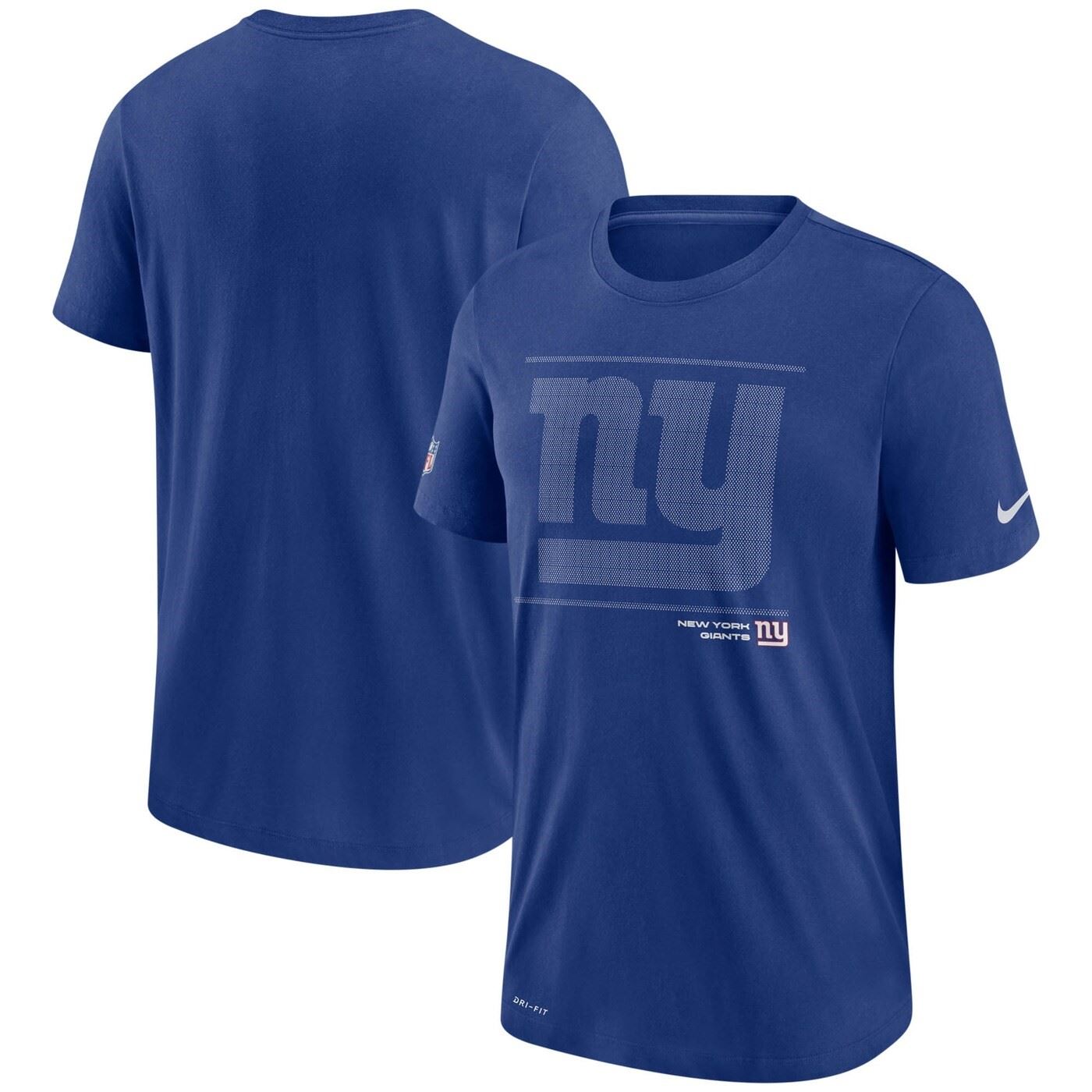 New York Giants NFL DFCT Team Issue Tee Blue T-Shirt Nike