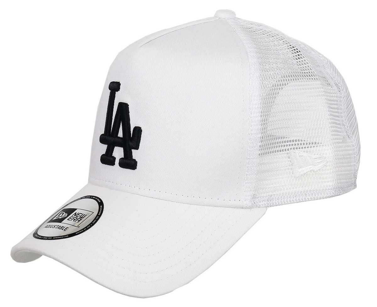 Los Angeles Dodgers Black White Edition A-Frame Adjustable Trucker Cap New Era
