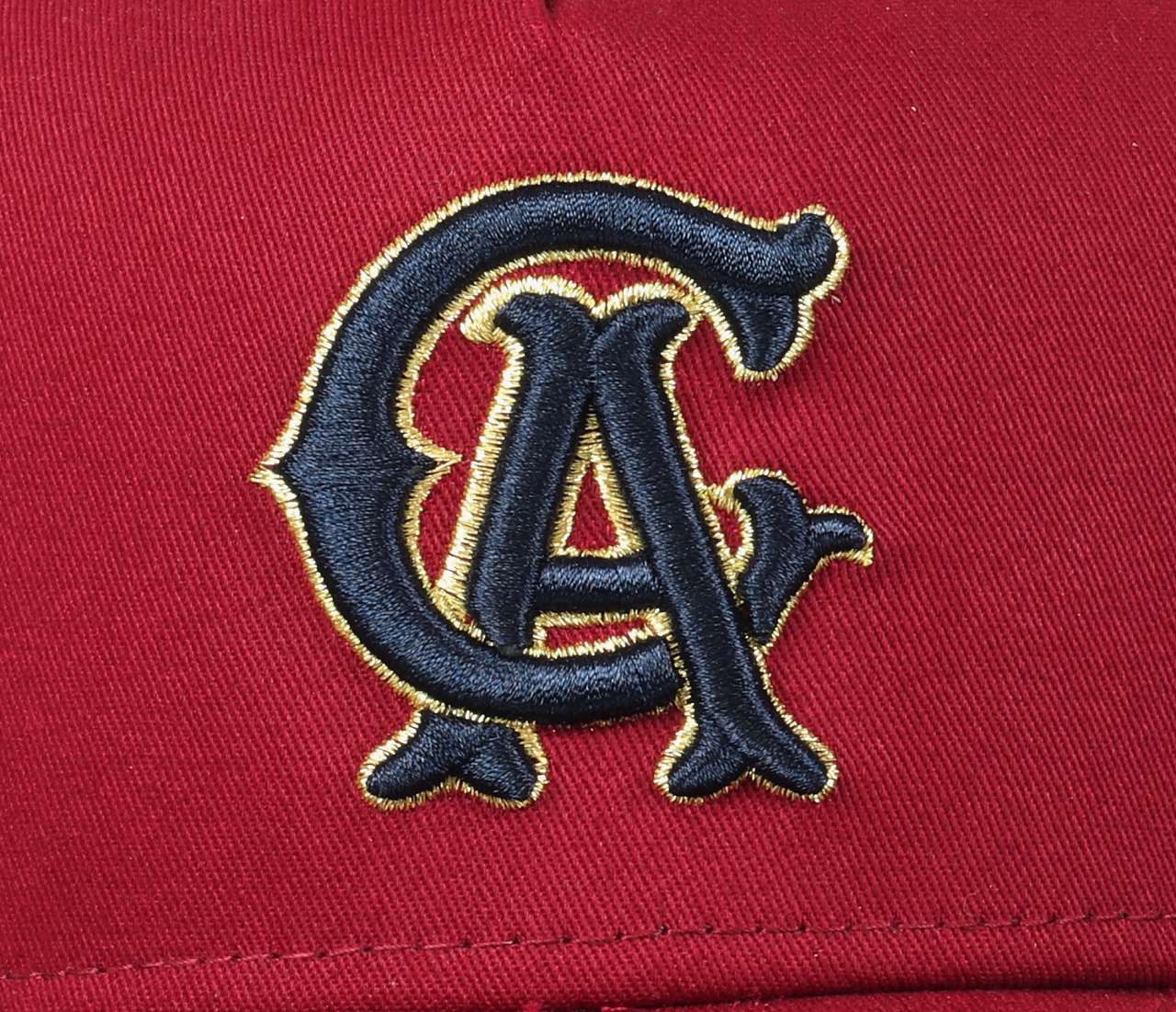 California Angels MLB 1967 All Star Game Anaheim Stadium Sidepatch Cardinal 9Forty A-Frame Snapback Cap New Era