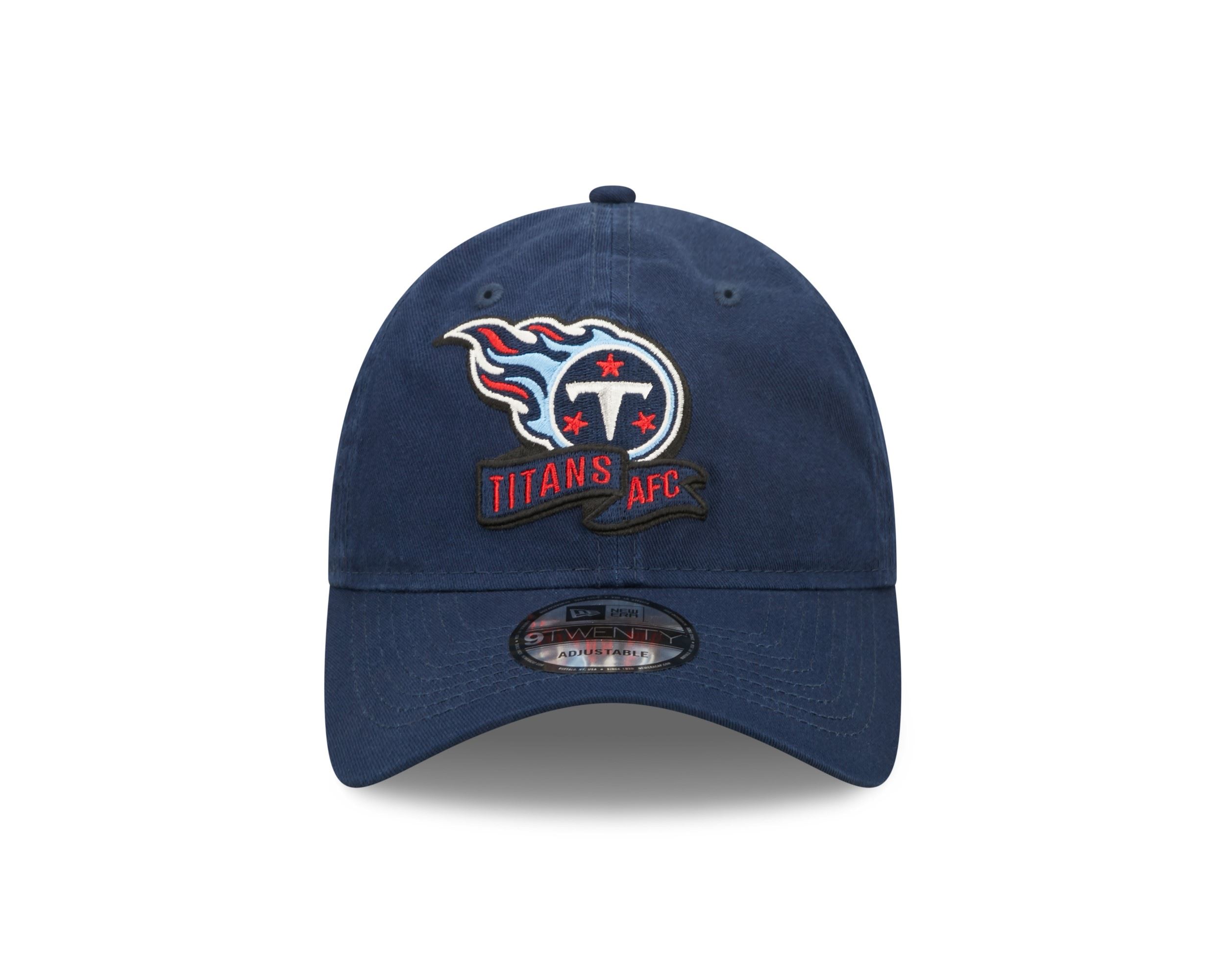 Tennessee Titans NFL 2022 Sideline Blue 9Twenty Unstructured Strapback Cap New Era
