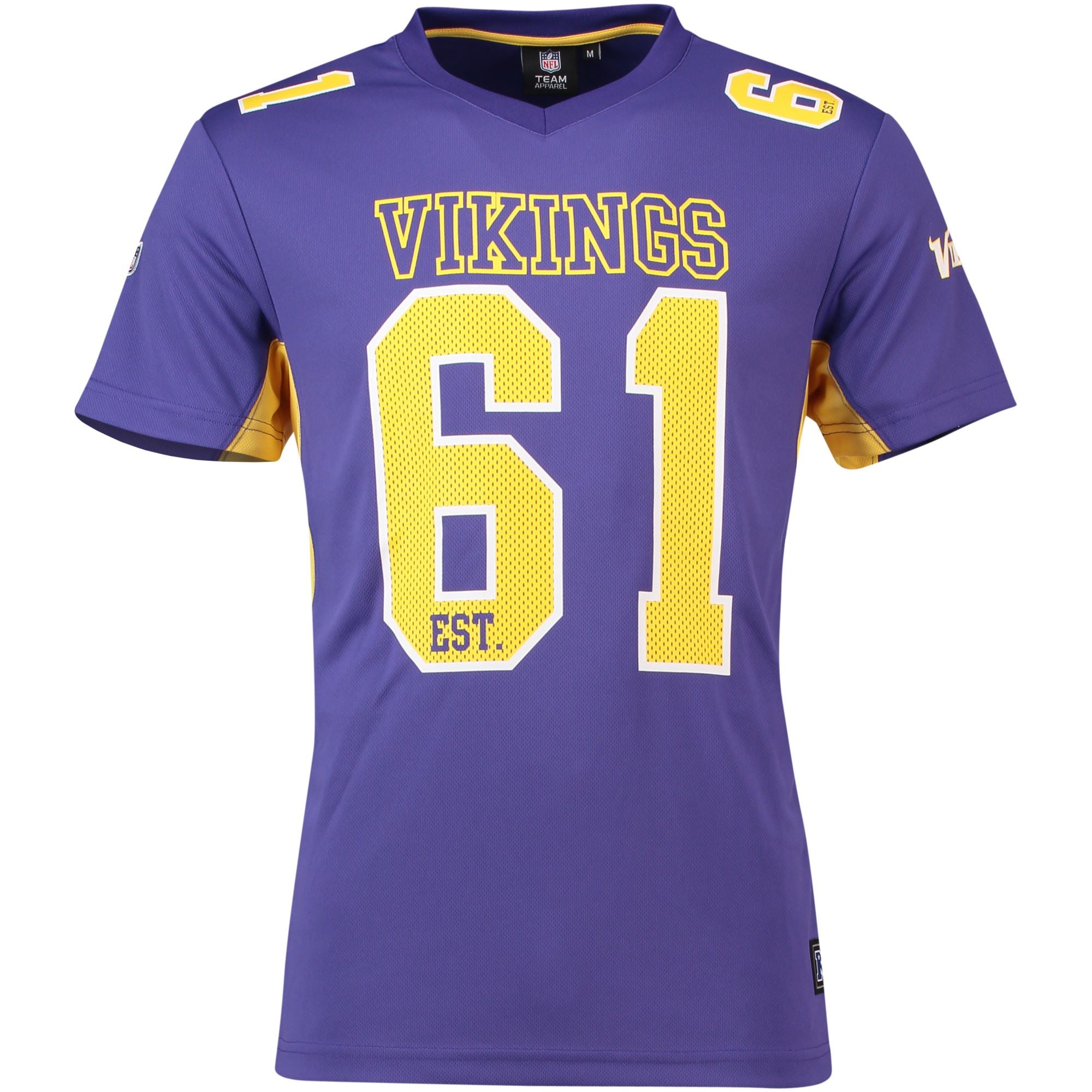 Minnesota Vikings NFL Players Poly Mesh Purple T-Shirt Fanatics