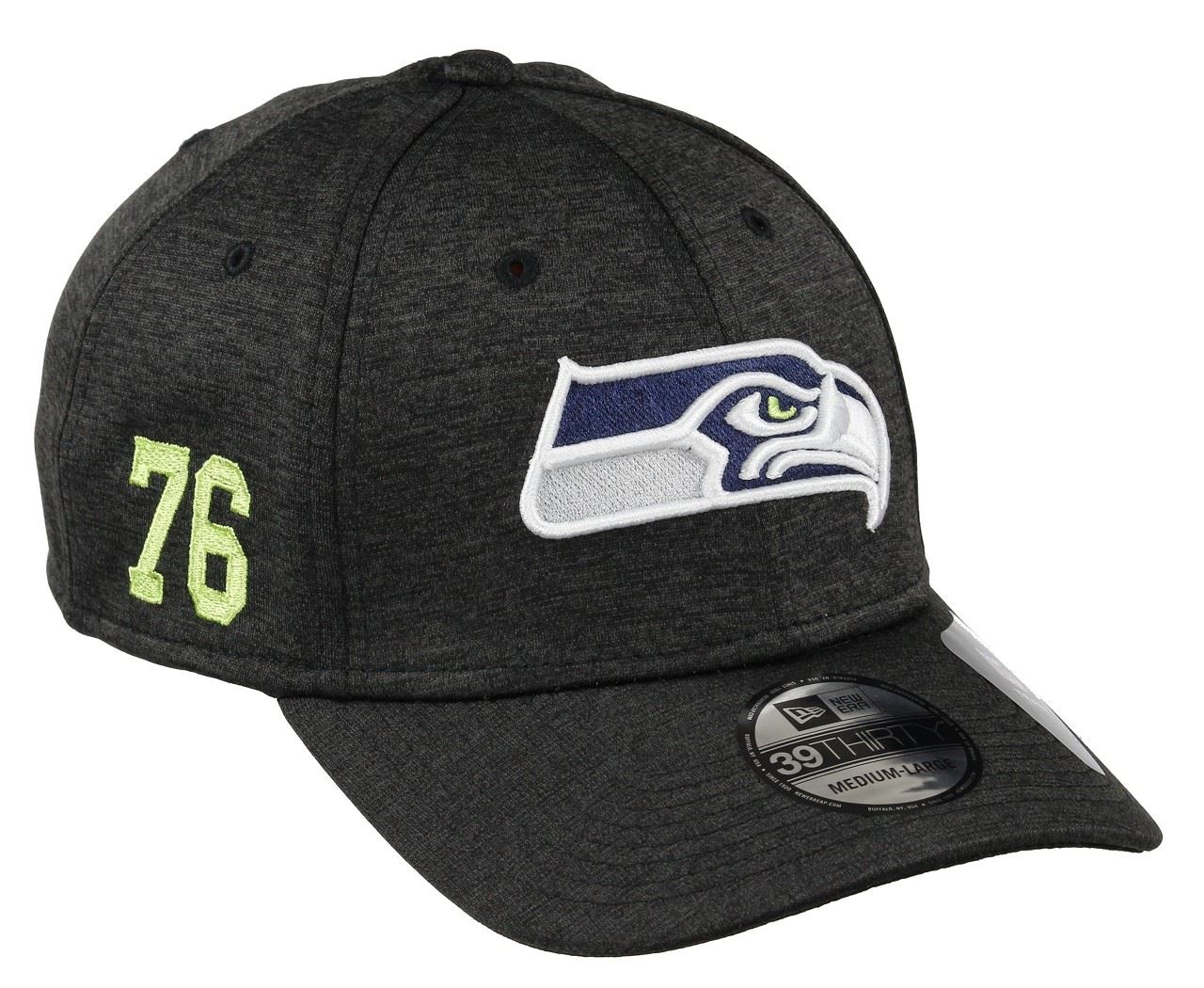 Seattle Seahawks NFL Established Number 39Thirty Stretch Cap New Era 