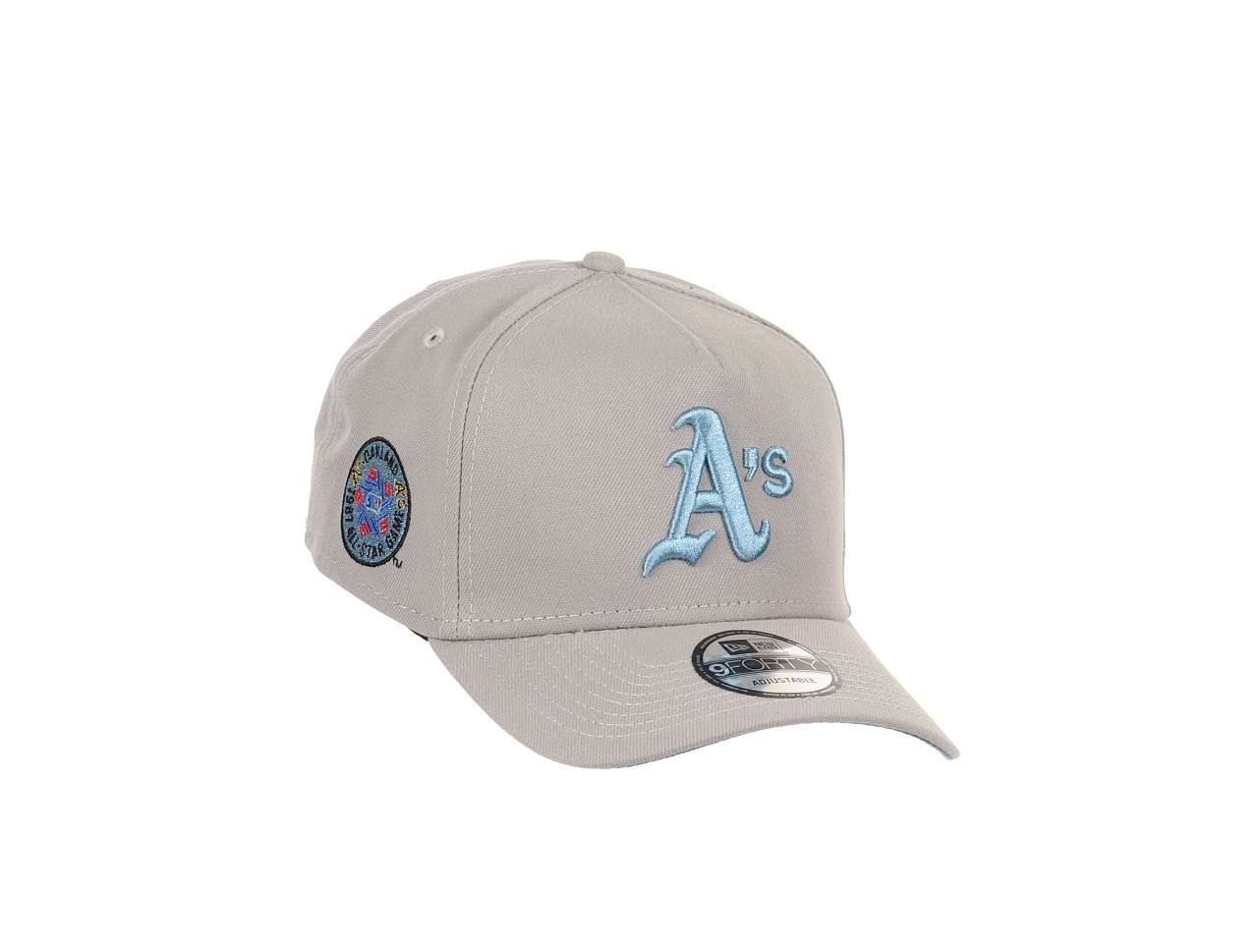 Oakland Athletics MLB All-Star Game 1987 Sidepatch Cooperstown Gray Sky 9Forty A-Frame Snapback Cap New Era
