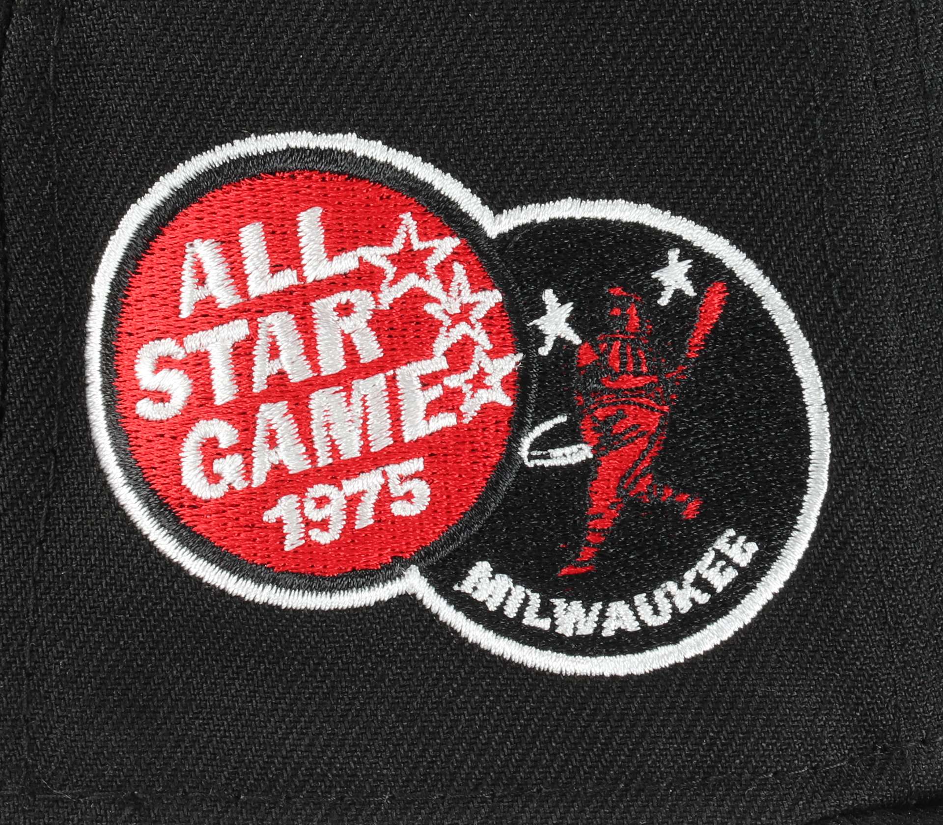 Milwaukee Brewers MLB Side Patch All-Star Game 1975 Black 59Fifty Basecap New Era