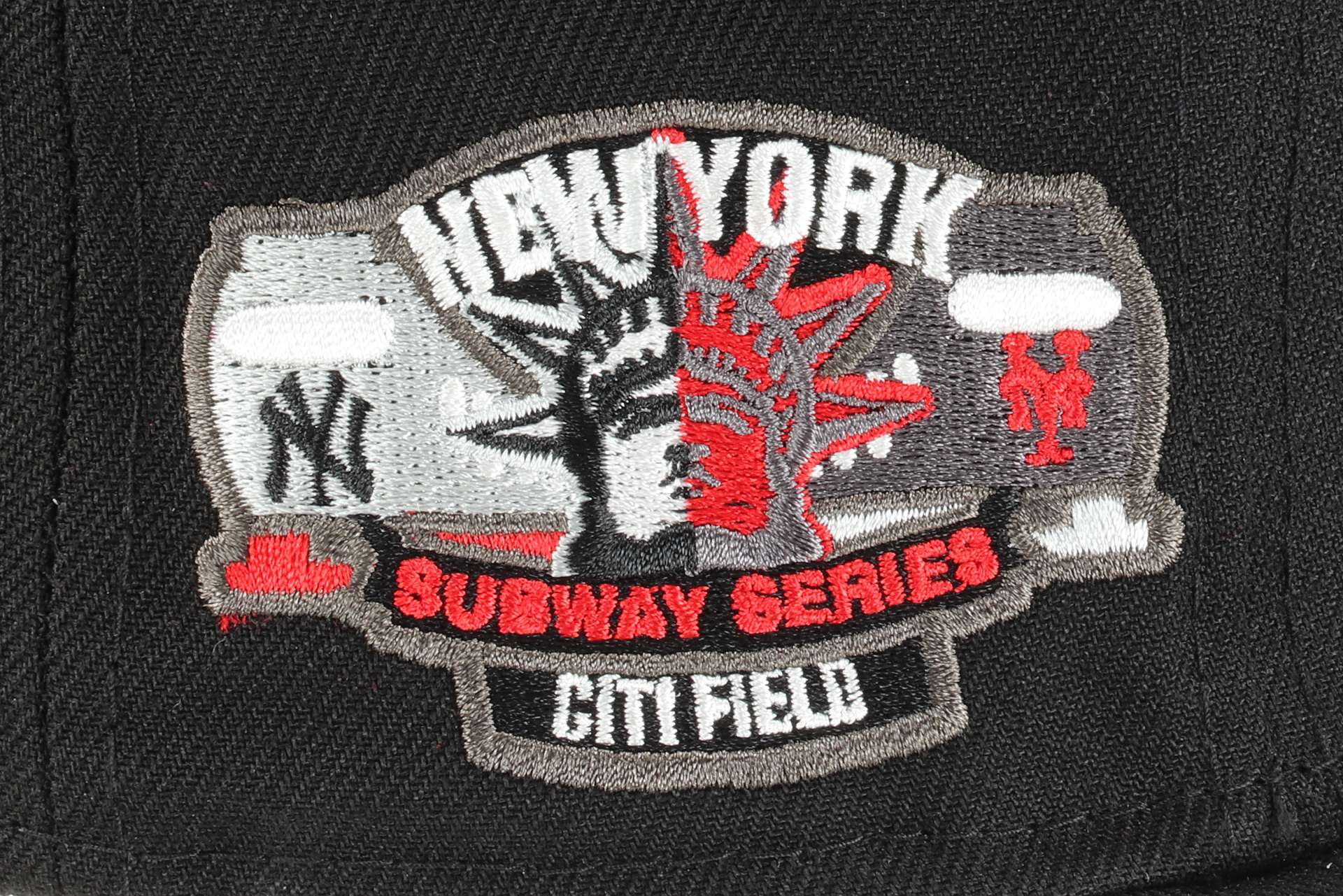 New York Mets MLB Side Patch Subway Series Black 59Fifty Basecap New Era