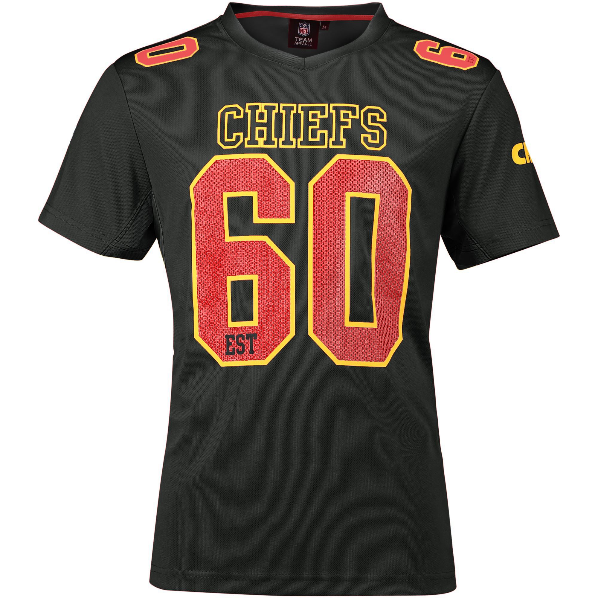 Kansas City Chiefs NFL Players Poly Mesh Black T-Shirt Fanatics