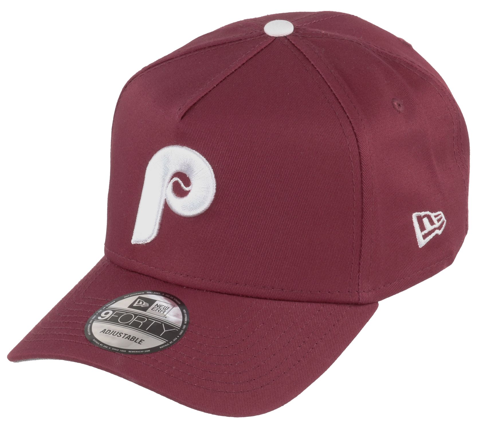 Philadelphia Phillies MLB Cardinal Red 9Forty A-Frame Adjustable Cap New Era