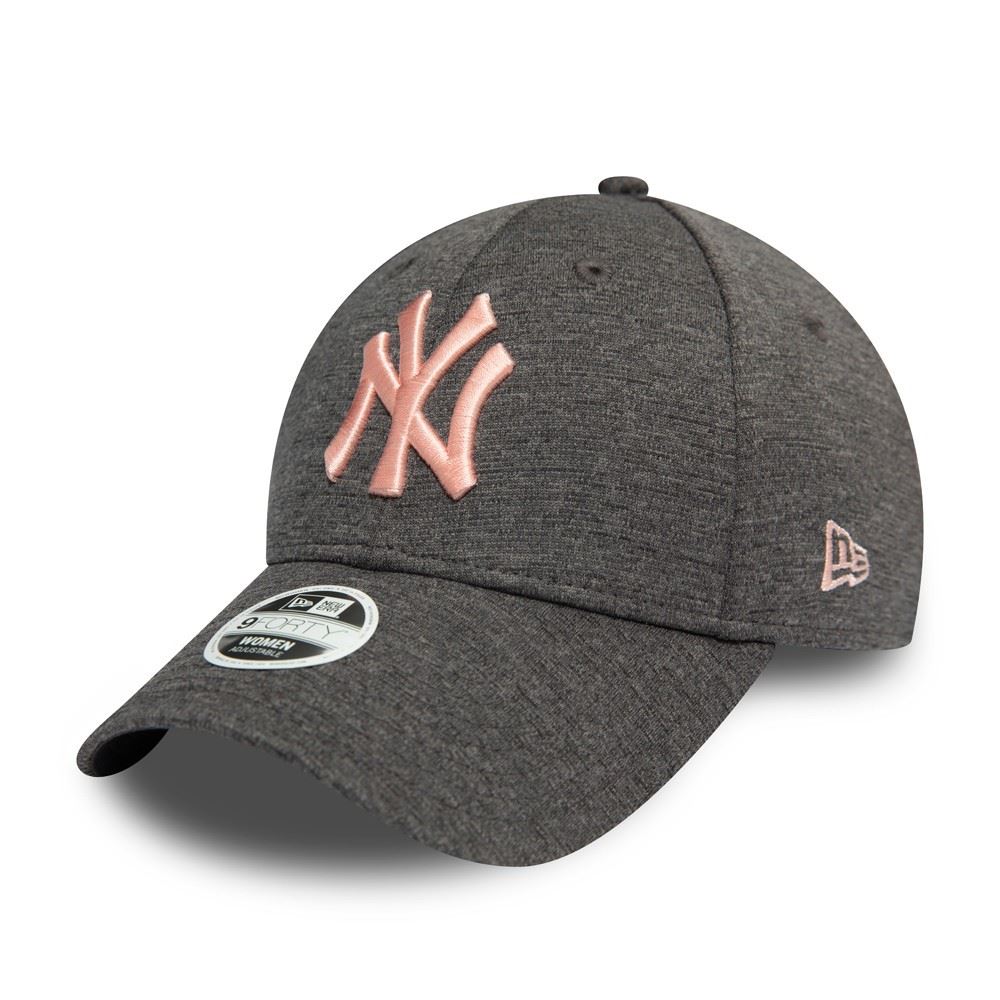 New York Yankees MLB Jersey Grey 9Forty Adjustable Women Cap New Era