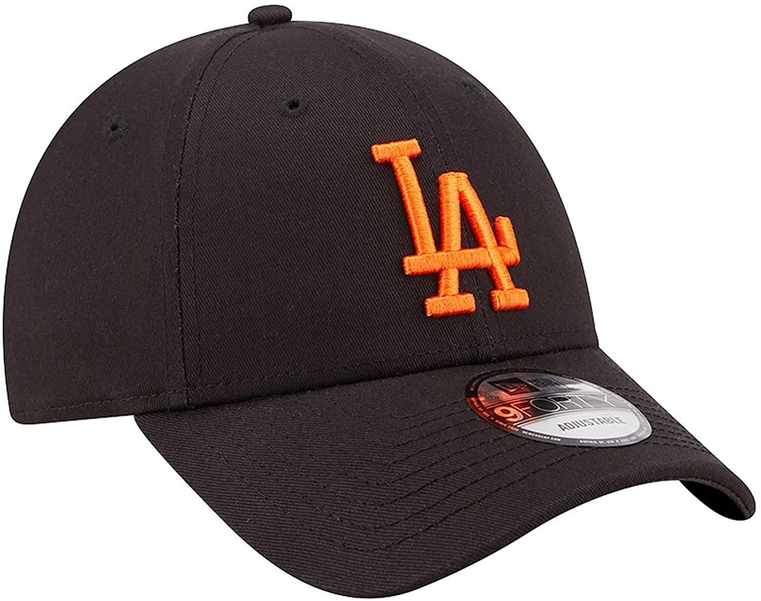 Los Angeles Dodgers Black Orange MLB League Essential 9Forty Adjustable Cap New Era