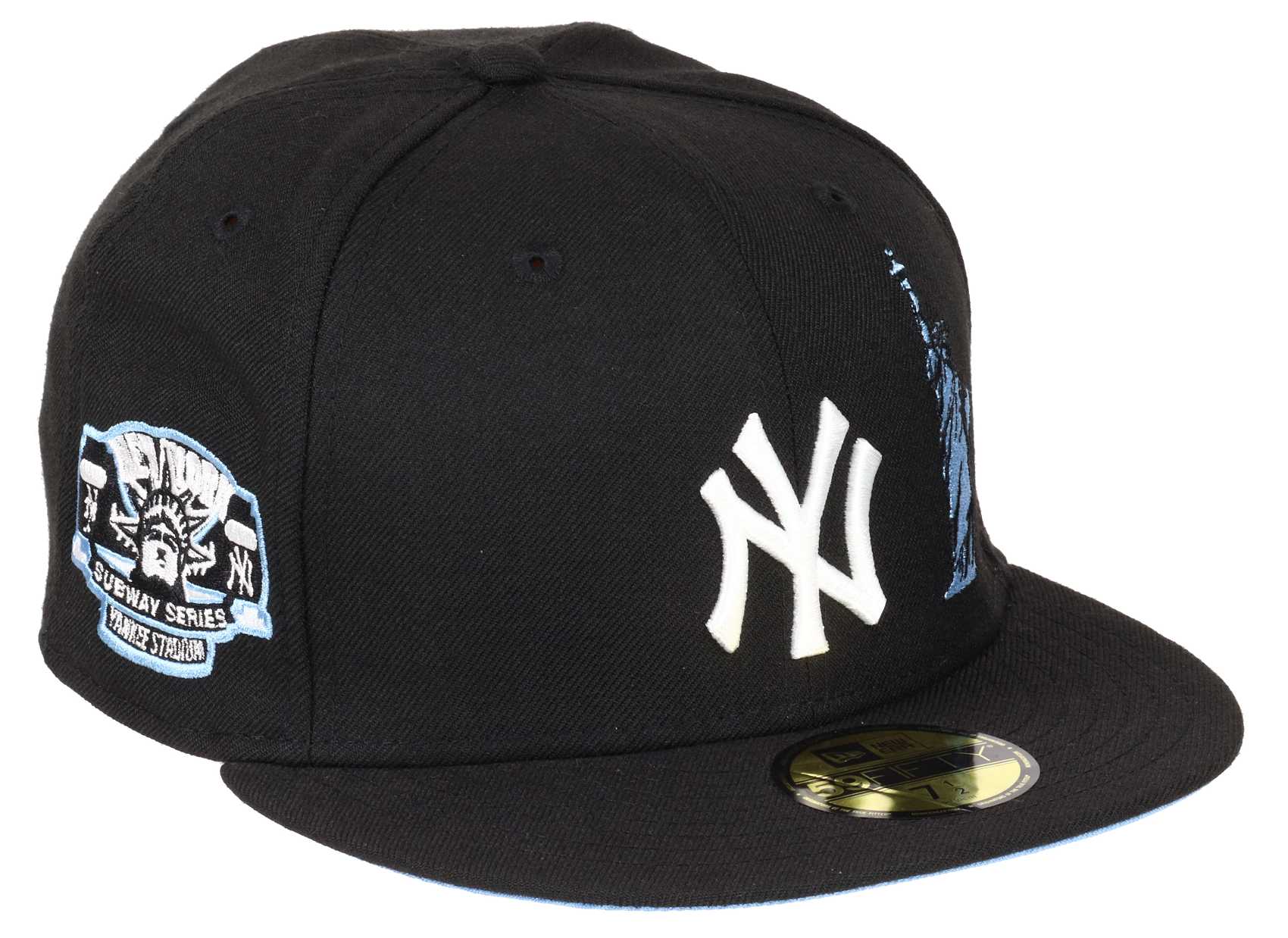 New York Yankees MLB Black Base Big Apple 59Fifty Basecap New Era