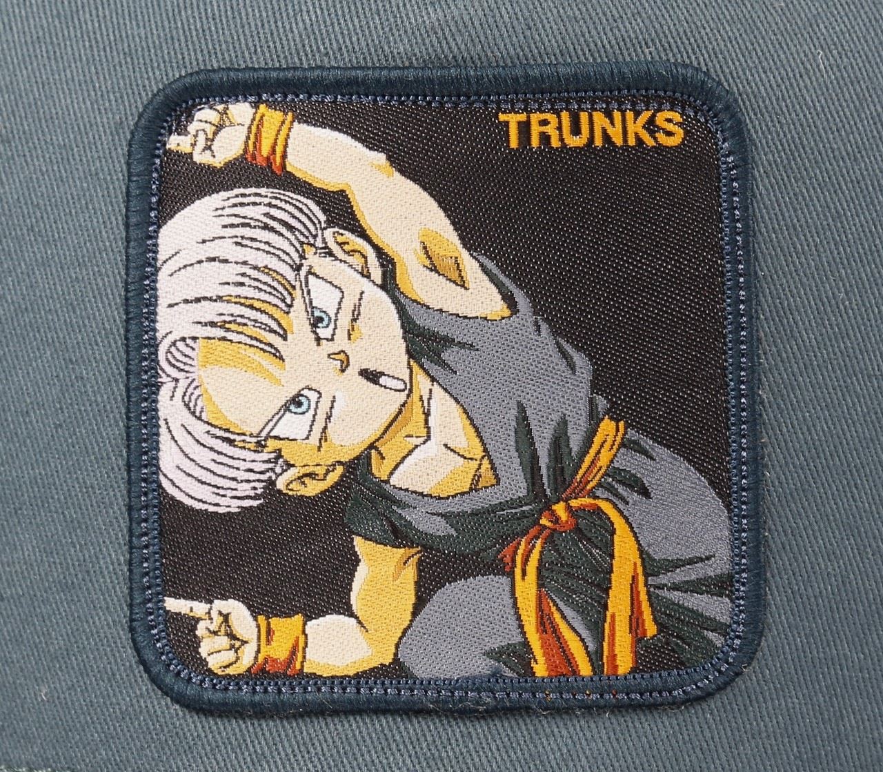 Trunks Dragon Ball Z Blue Black Trucker Cap Capslab
