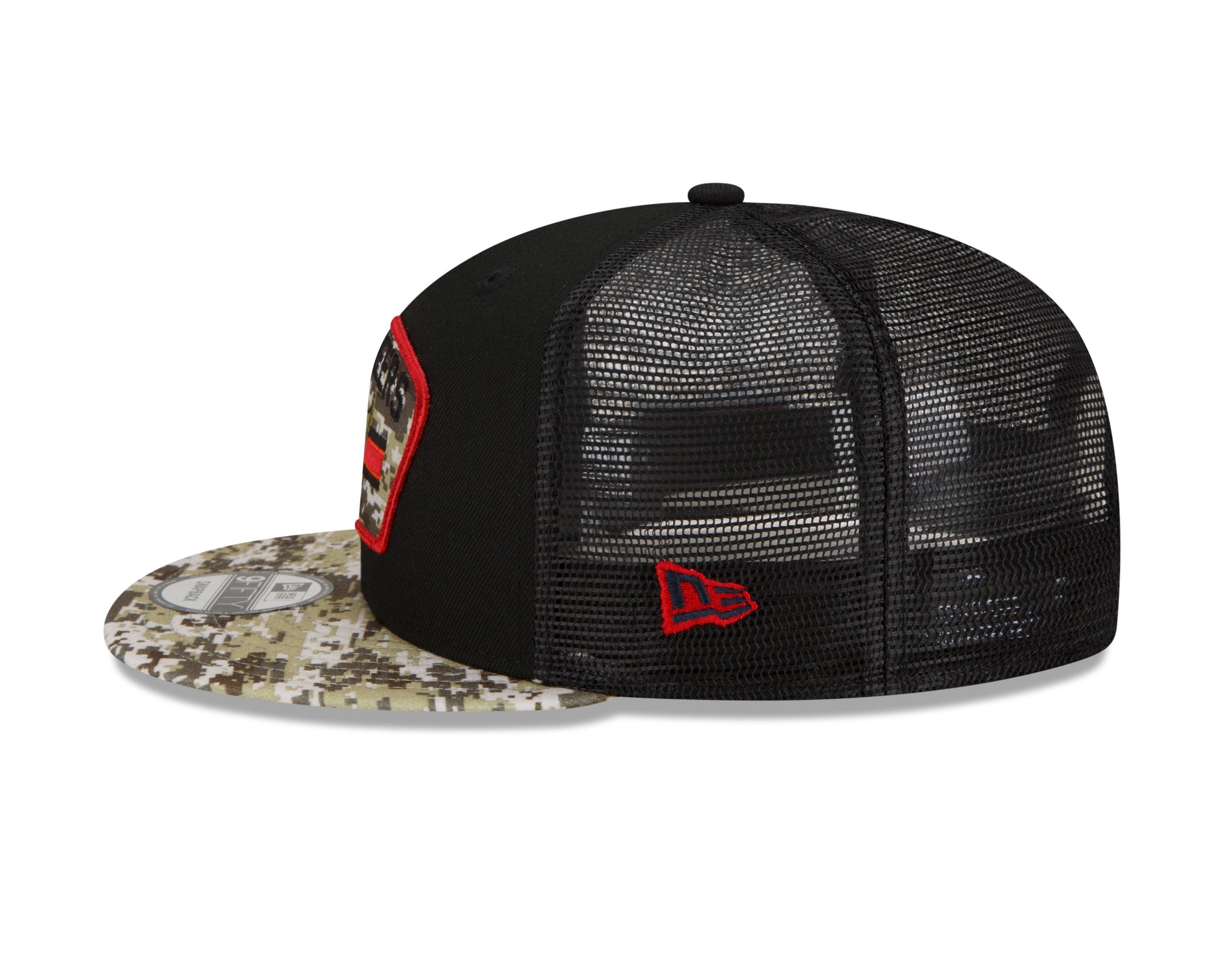 Tampa Bay Buccaneers NFL On Field 2021 Salute to Service Black 9Fifty Kids Snapback Cap New Era