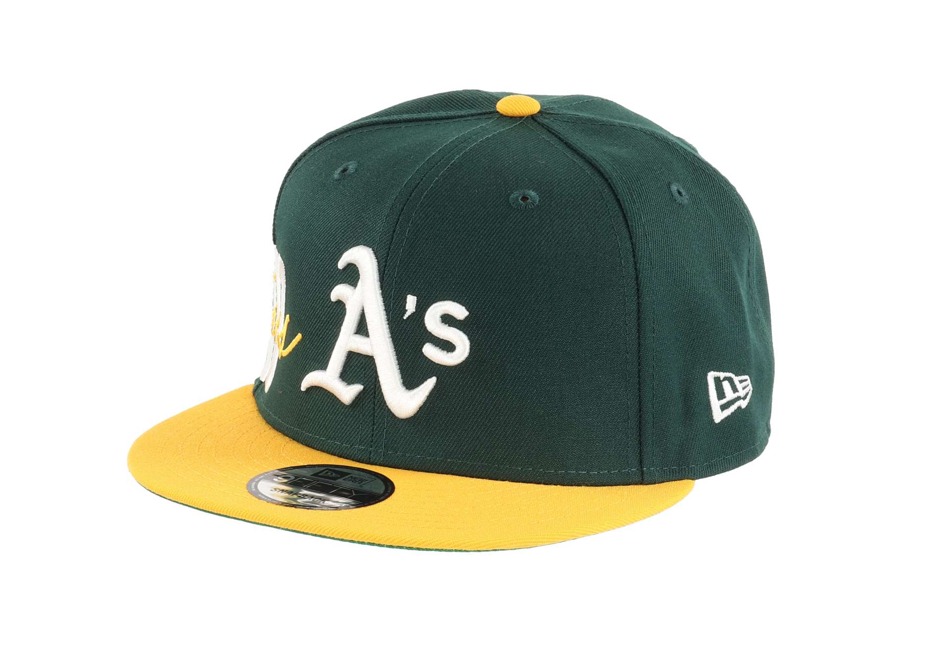 Oakland Athletics Sidefont Green / Yellow 9Fifty Snapback Cap New Era