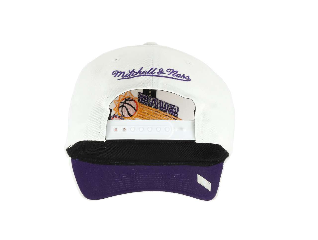 Phoenix Suns  NBA All In HWC Pro Crown Fit White Snapback Cap Mitchell & Ness