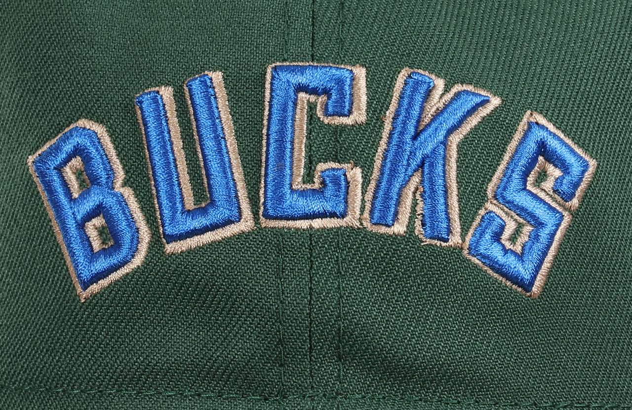 Milwaukee Bucks NBA Team Green Camel 9Twenty Unstructured Strapback Cap New Era