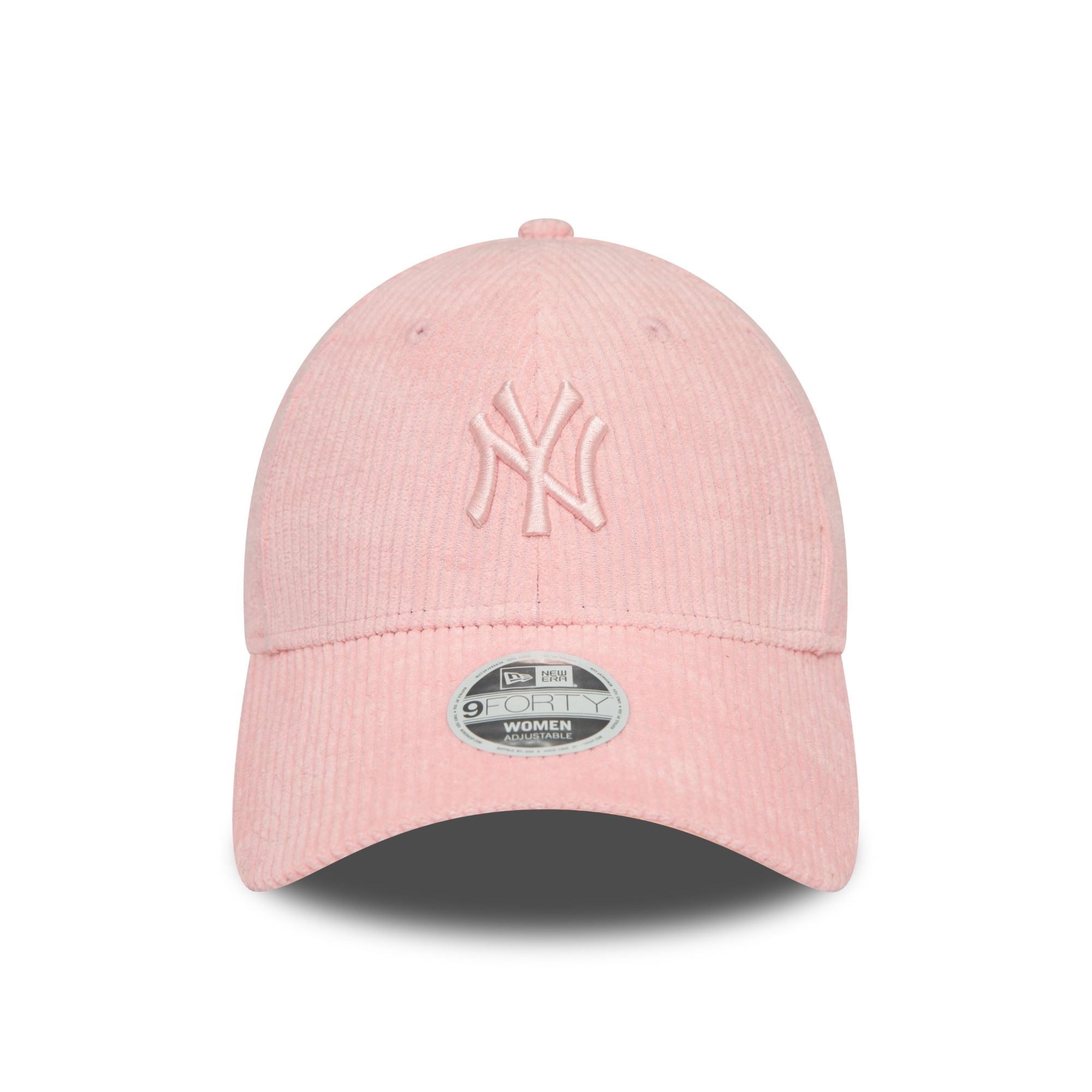 New York Yankees MLB Summer Cord Rosa 9Forty Verstellbare Damen Cap New Era