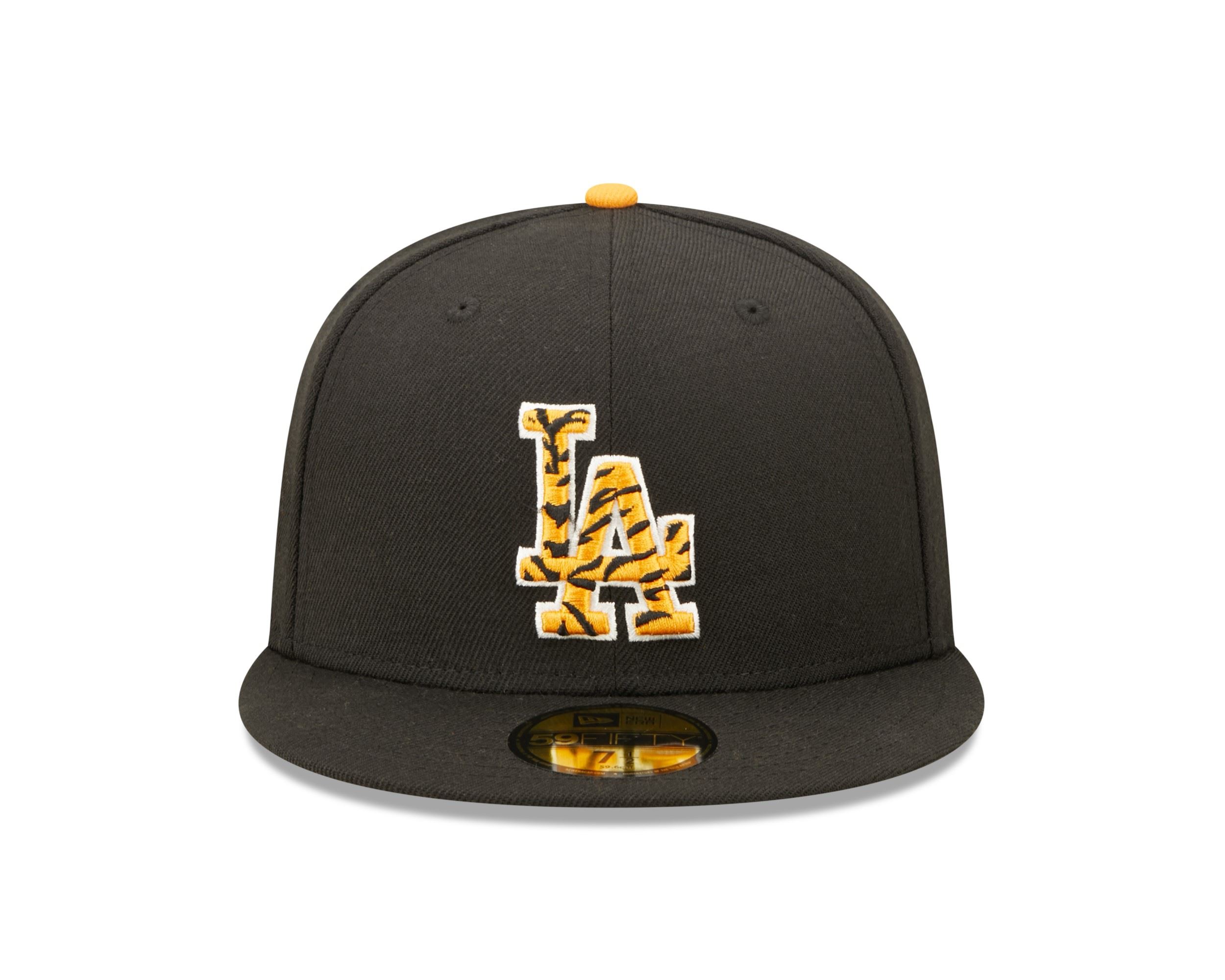 Los Angeles Dodgers Tigerfill Black 59Fifty Basecap New Era
