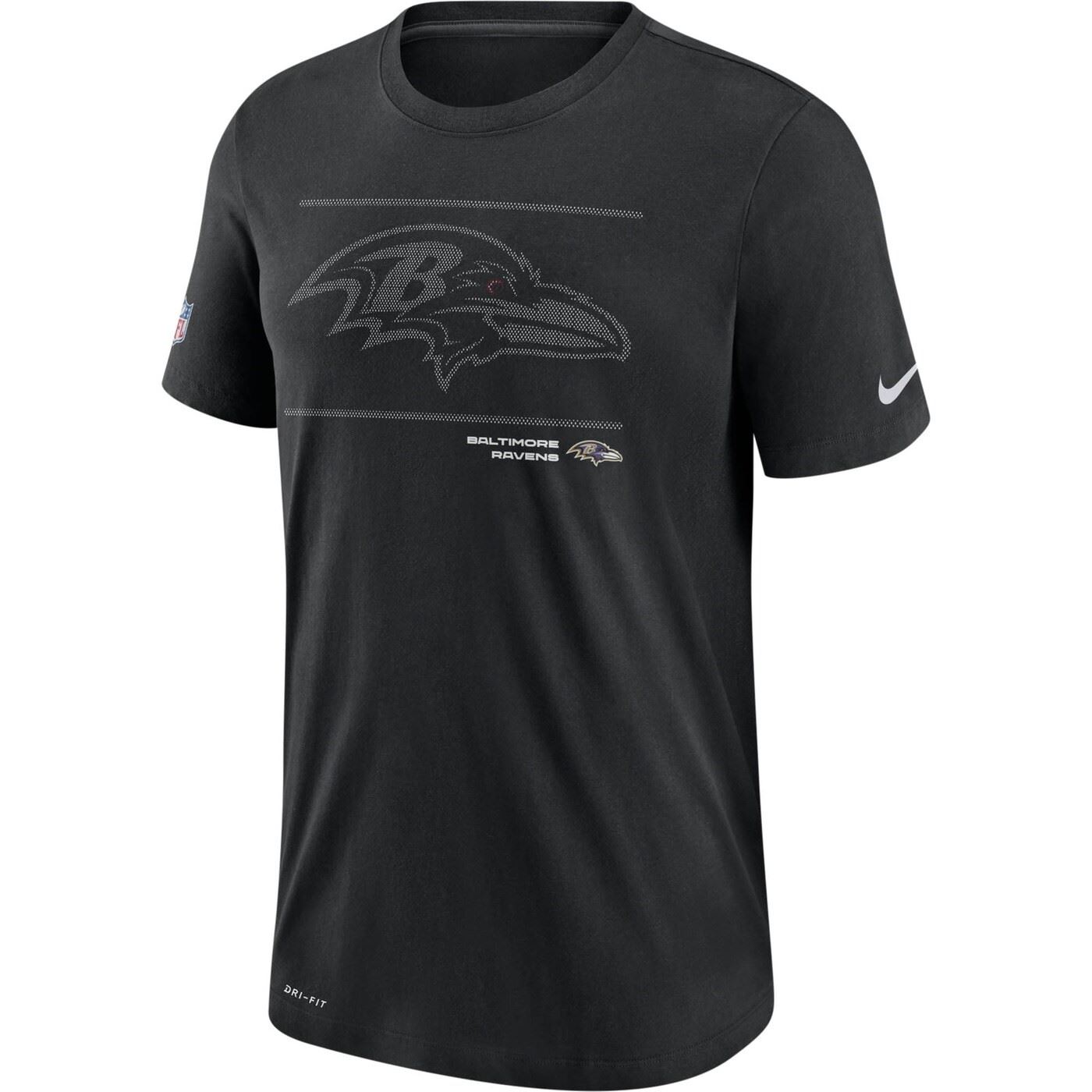 Baltimore Ravens NFL DFCT Team Issue Tee Black T-Shirt Nike