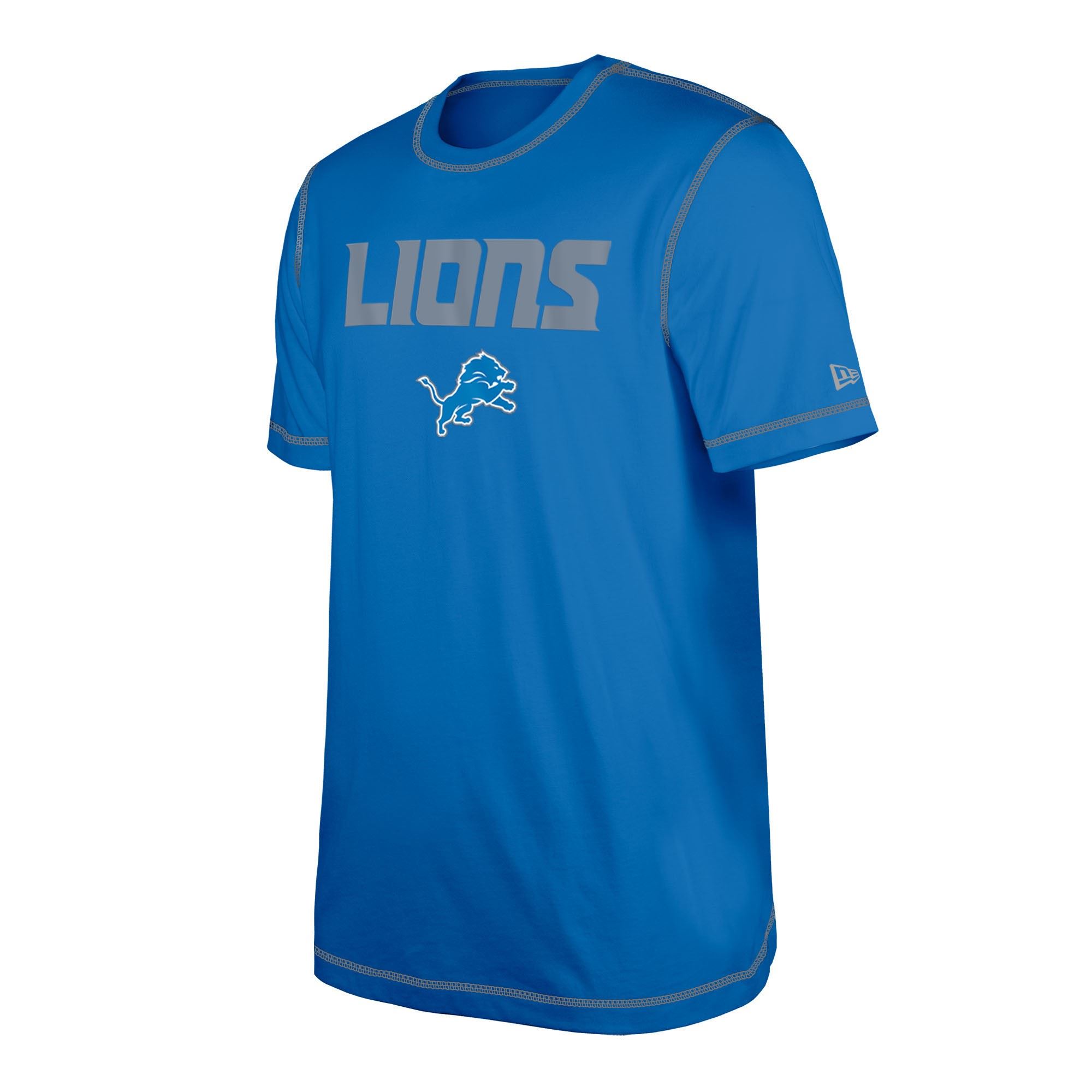 Detroit Lions NFL 2023 Sideline Blue T-Shirt New Era