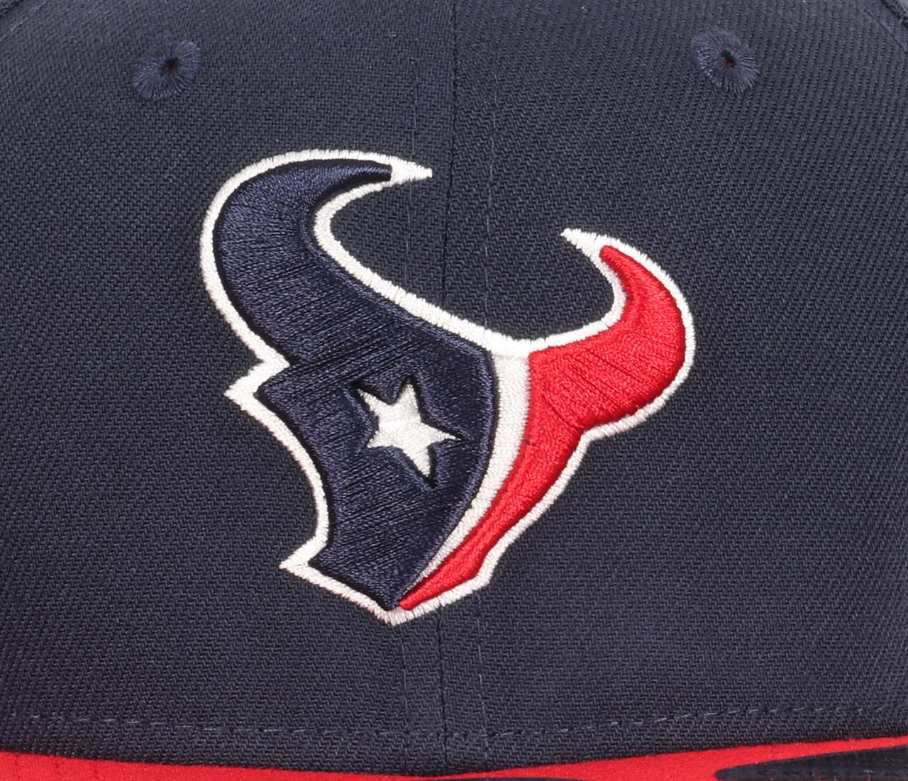 Houston Texans NFL Team Colour Blue Red 9Fifty Original Fit Snapback Cap New Era