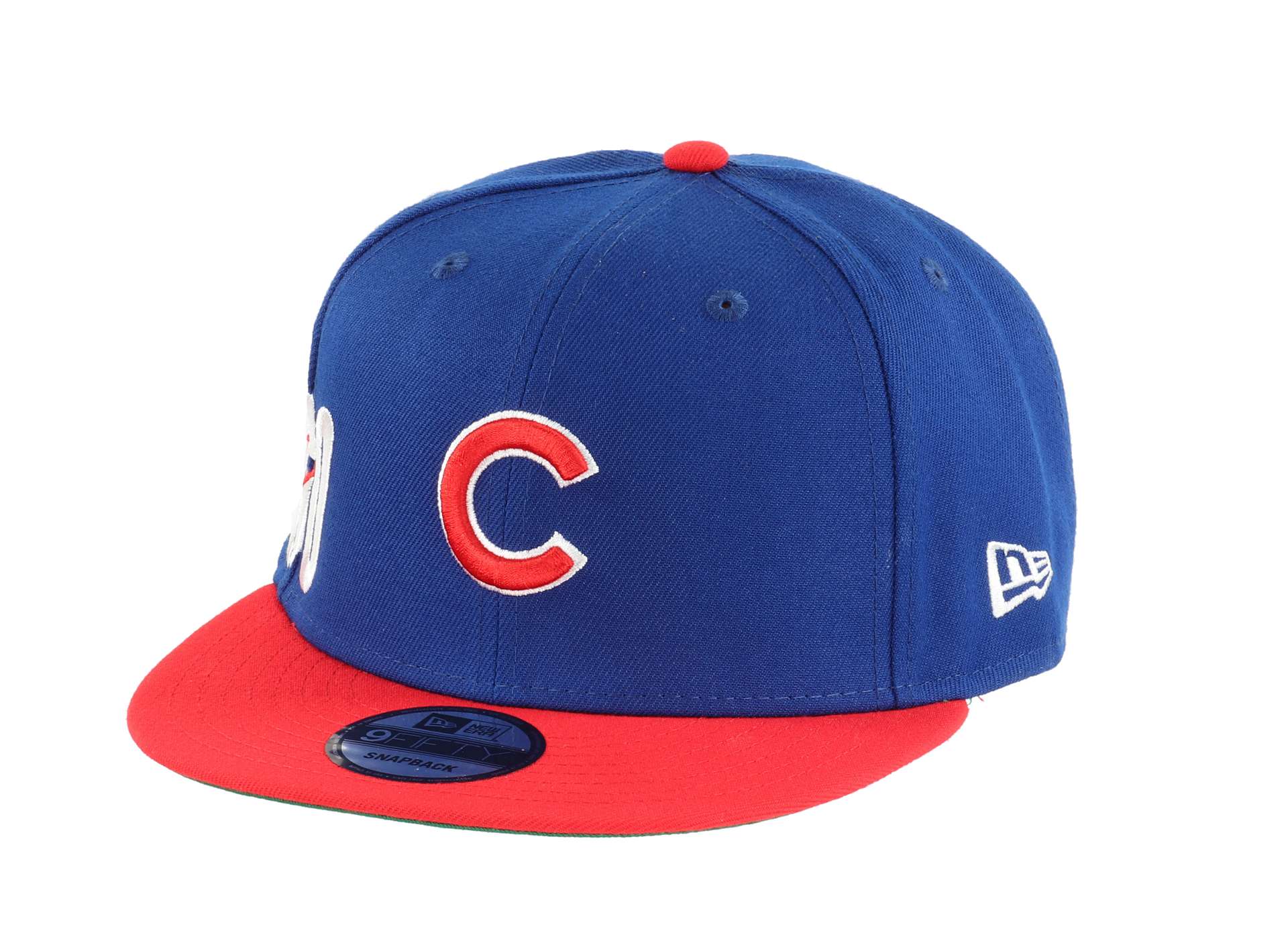 Chicago Cubs Sidefont Blue / Red 9Fifty Snapback Cap New Era