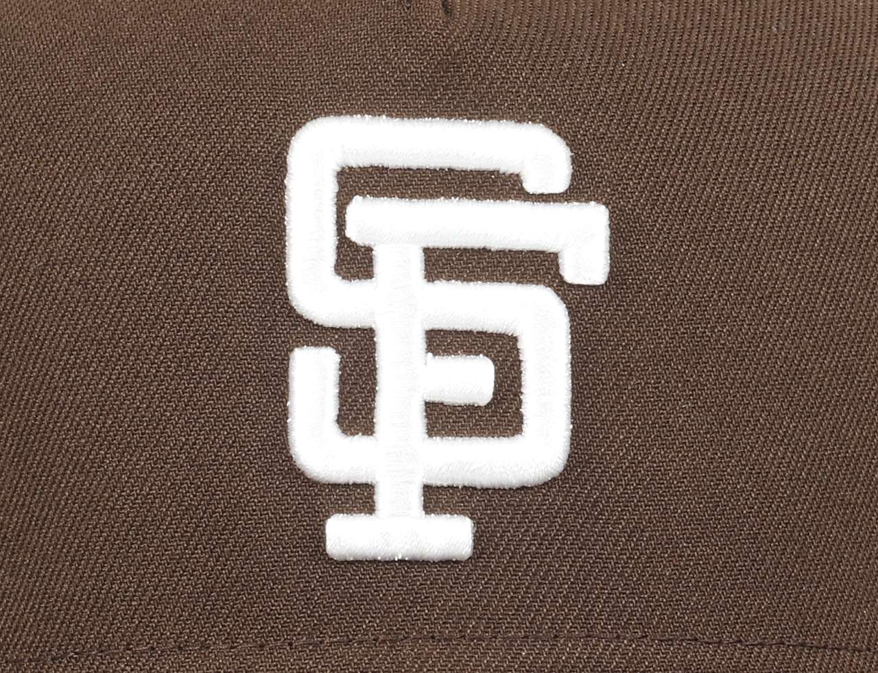 San Francisco Giants MLB Tell It Goodybye Stadium Sidepatch Walnut 9Forty A-Frame Snapback Cap New Era