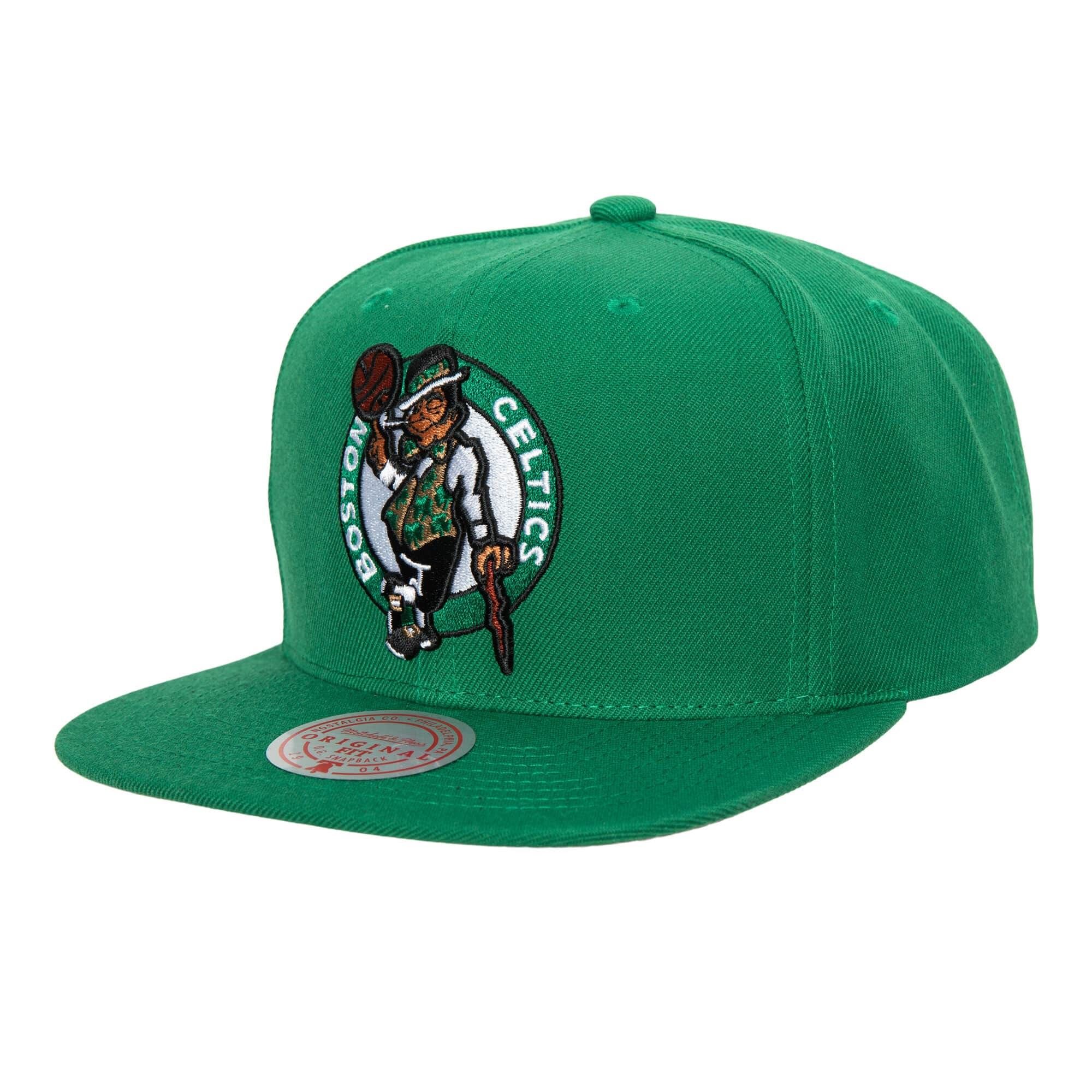 Boston Celtics NBA Team Ground 2.0 Original Fit Green Adjustable Snapback Cap Mitchell & Ness