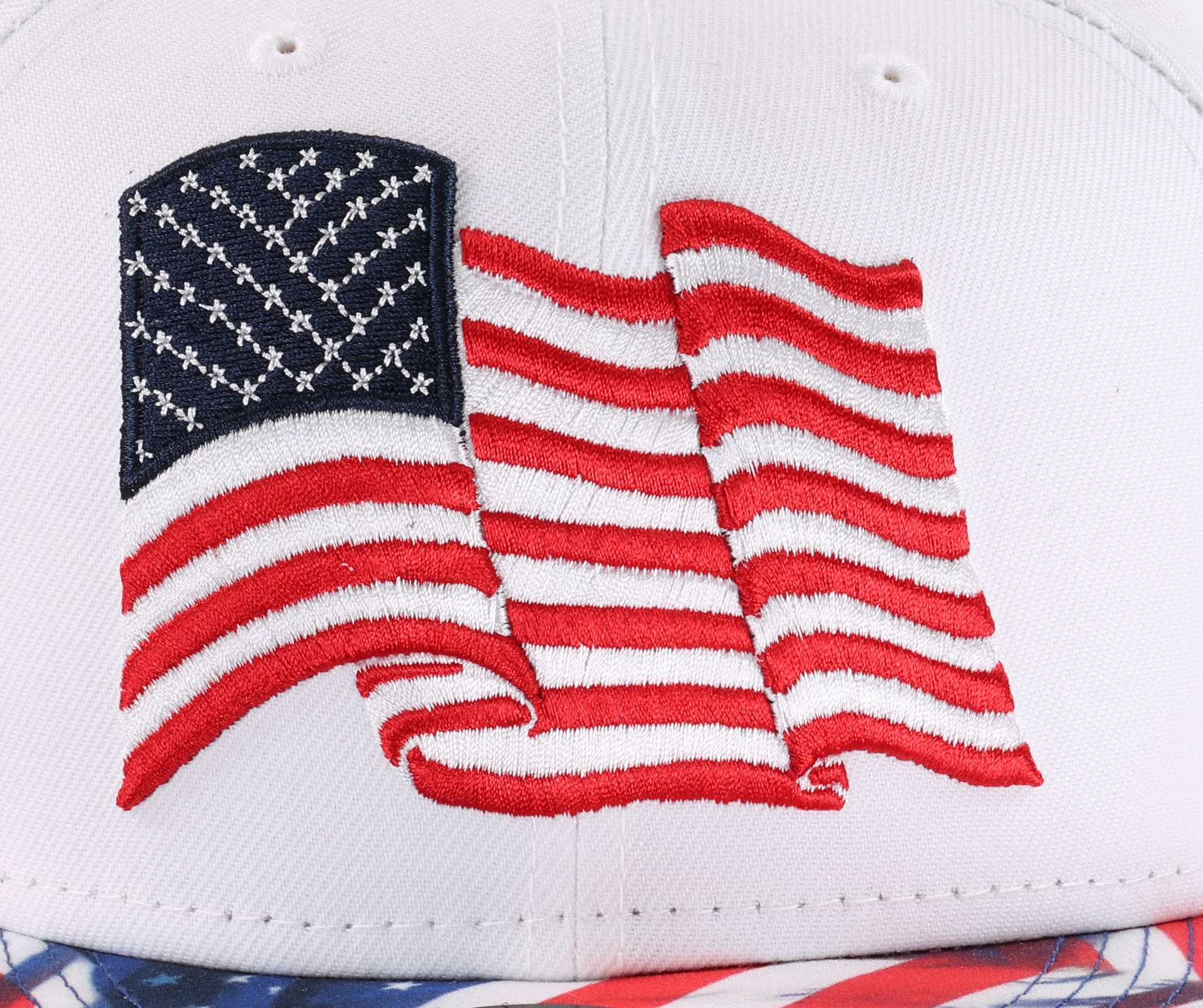 USA White Navy Waving flag 59Fifty Basecap New Era