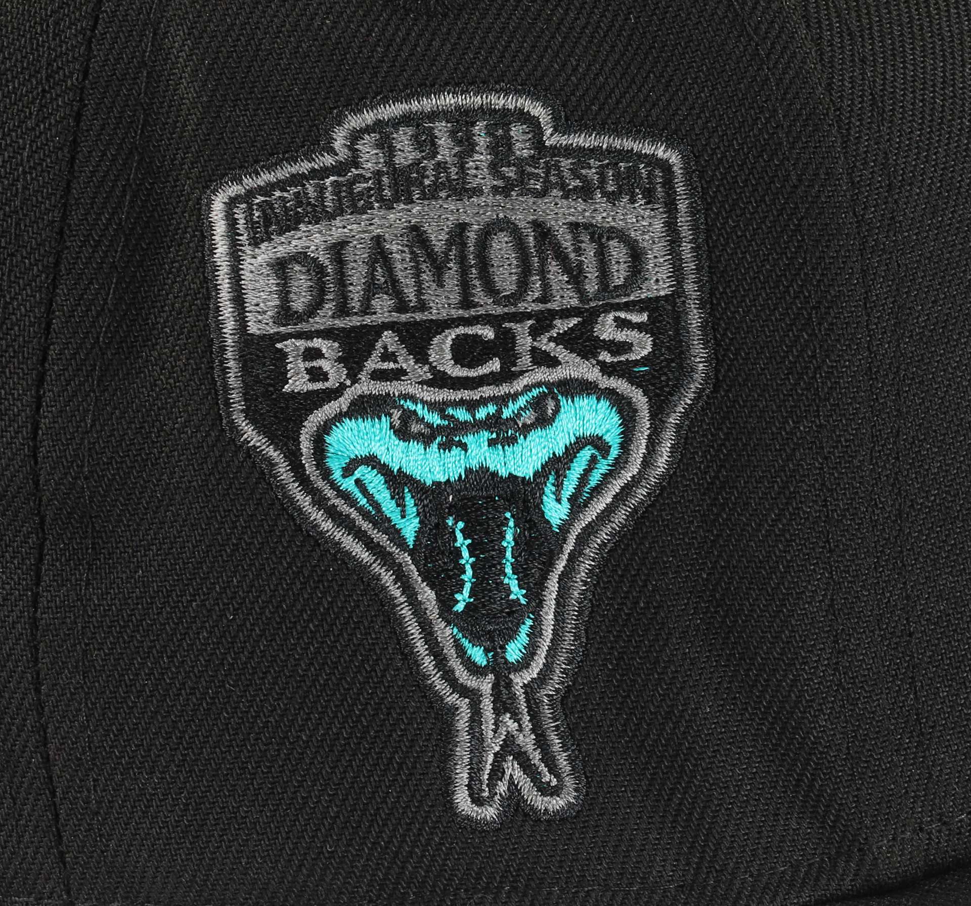 Arizona Diamondbacks MLB Sidepatch Inaugural Season Black Cooperstown 59Fifty Basecap New Era
