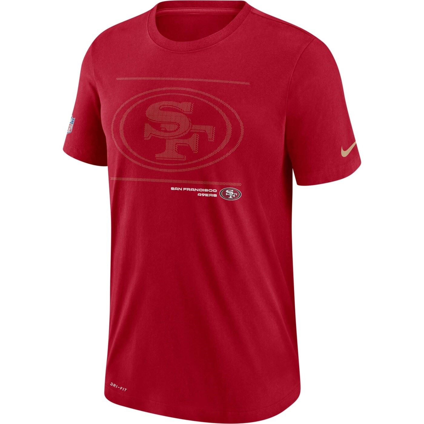 San Francisco 49ers NFL DFCT Team Issue Tee Red T-Shirt Nike