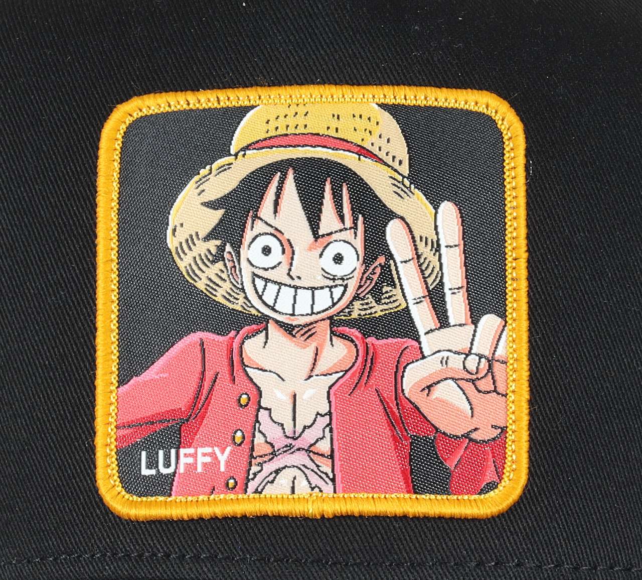 Luffy One Piece Black Trucker Cap Capslab