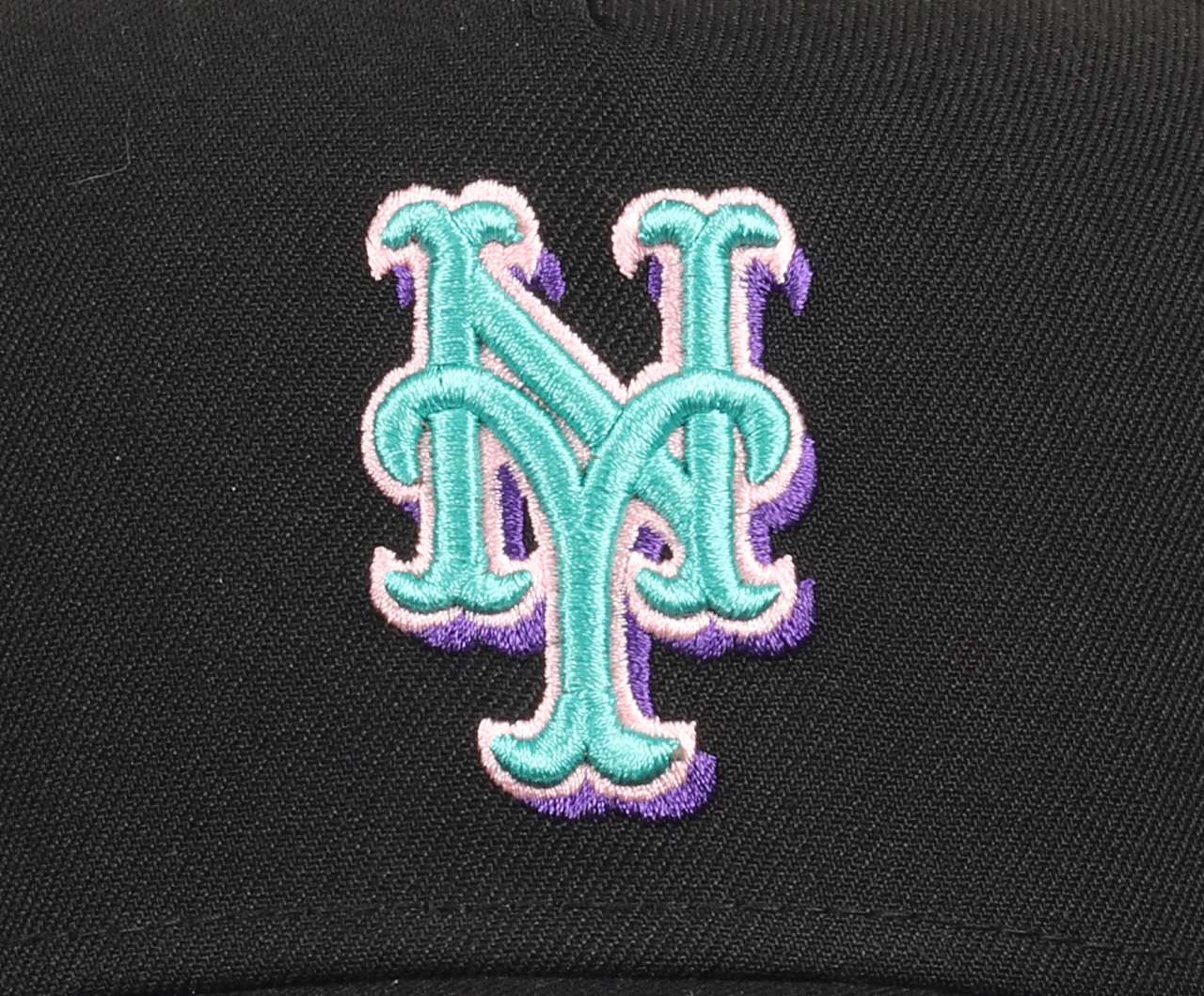 New York Mets MLB 40th Anniversary 1962-1986 Sidepatch Black 9Forty A-Frame Snapback Cap New Era