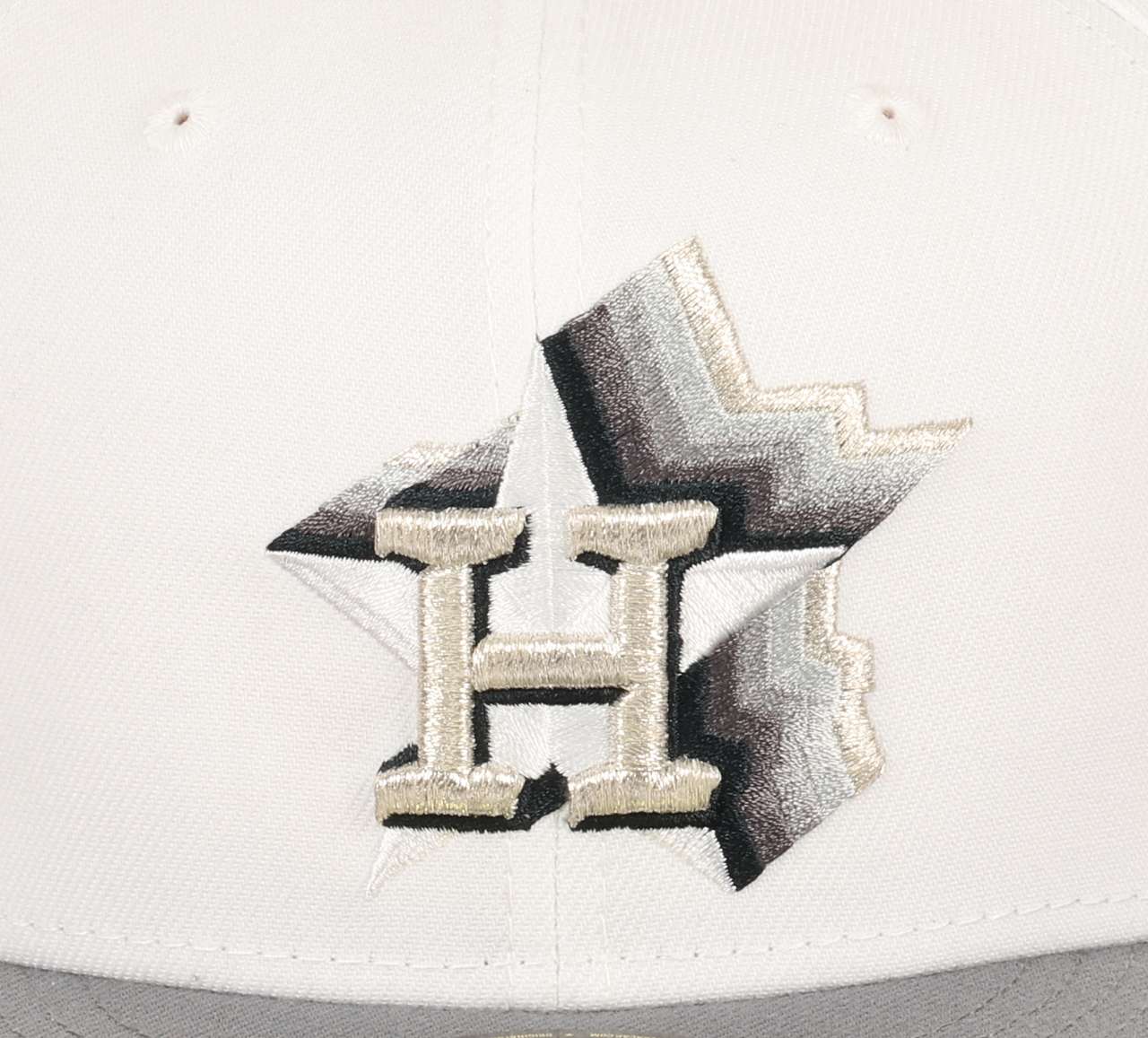 Houston Astros MLB 50th Anniversary Sidepatch White Dark Gray 59Fifty Basecap New Era