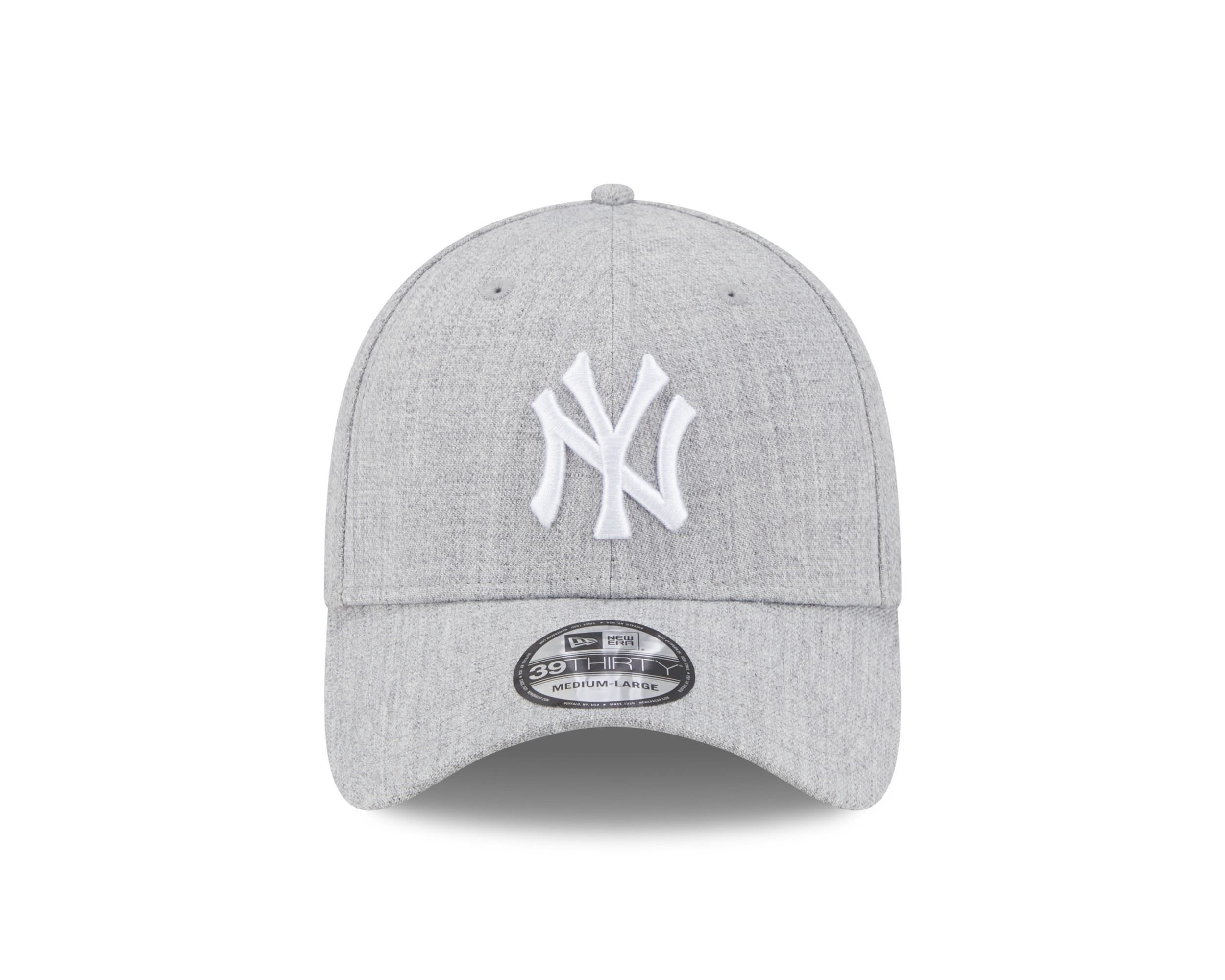 New York Yankees MLB Heather Wool Gray 39Thirty Cap New Era