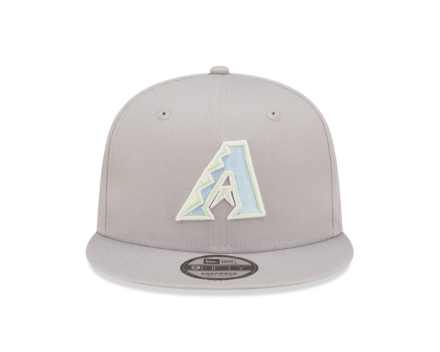 Arizona Diamondbacks MLB Pastel Patch Grey 9Fifty Snapback Cap New Era