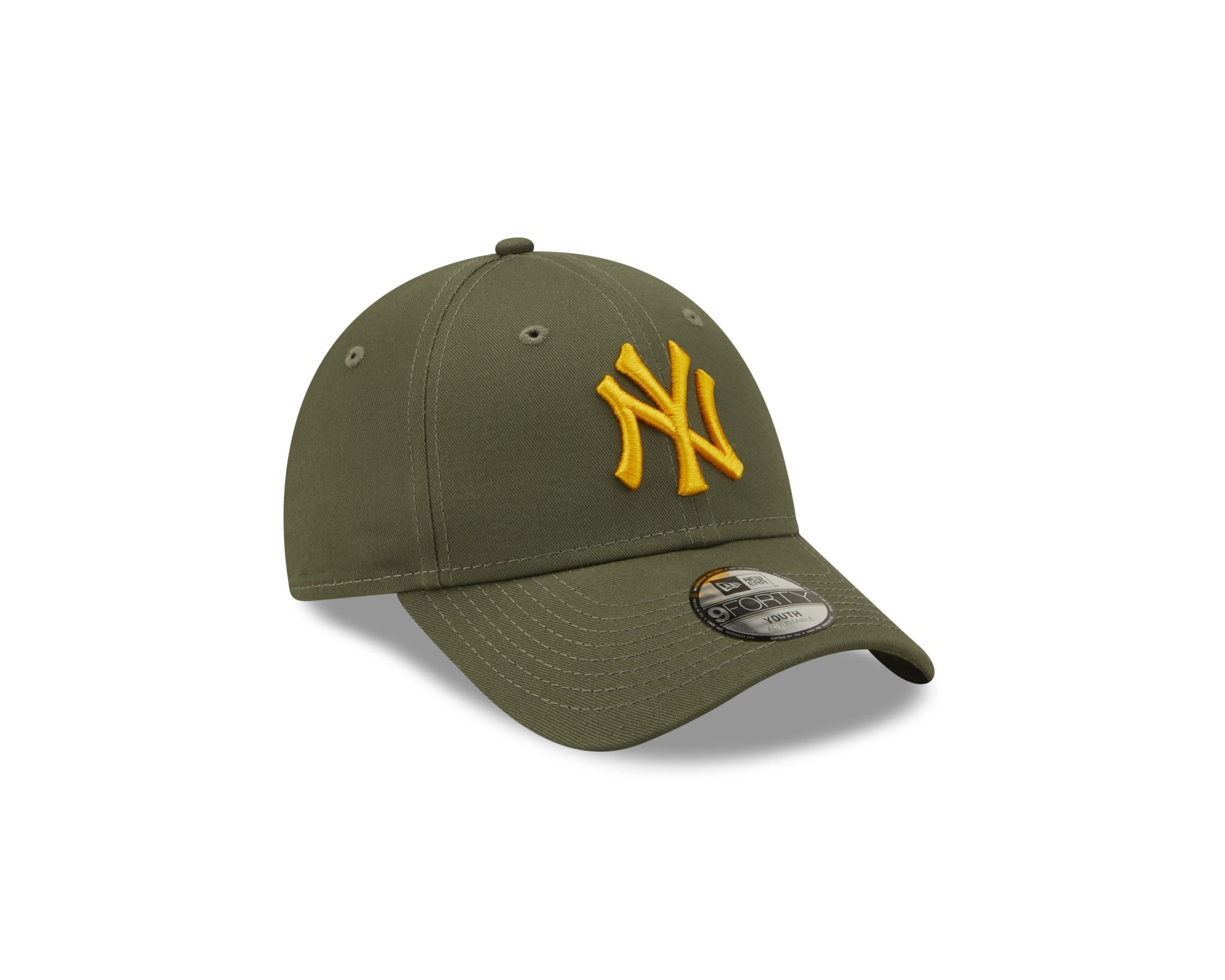 New York Yankees MLB League Essential Olive 9Forty Adjustable Kids Cap New Era