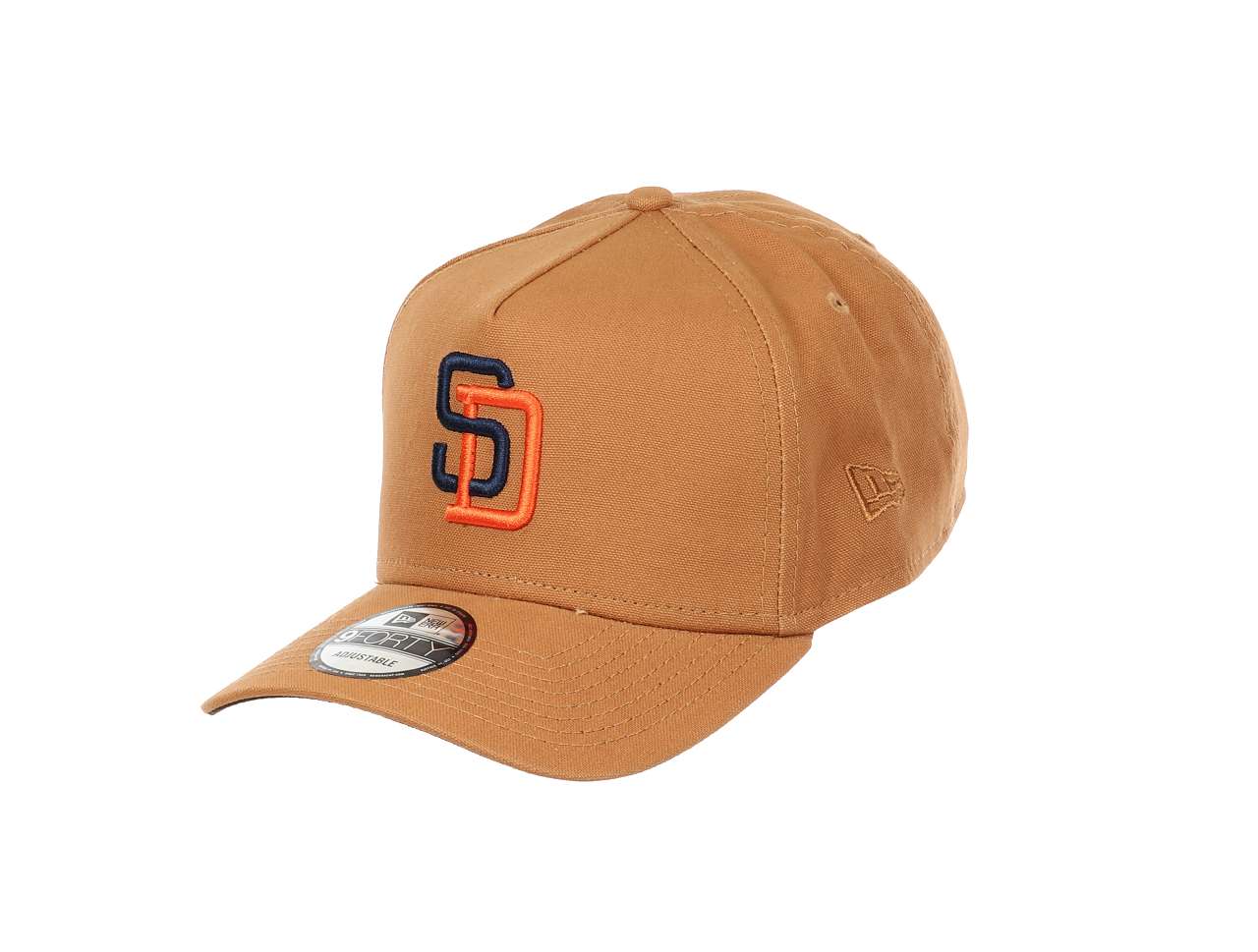 San Diego Padres MLB World Series 1998 Sidepatch Brown 9Forty A-Frame Snapback Cap New Era