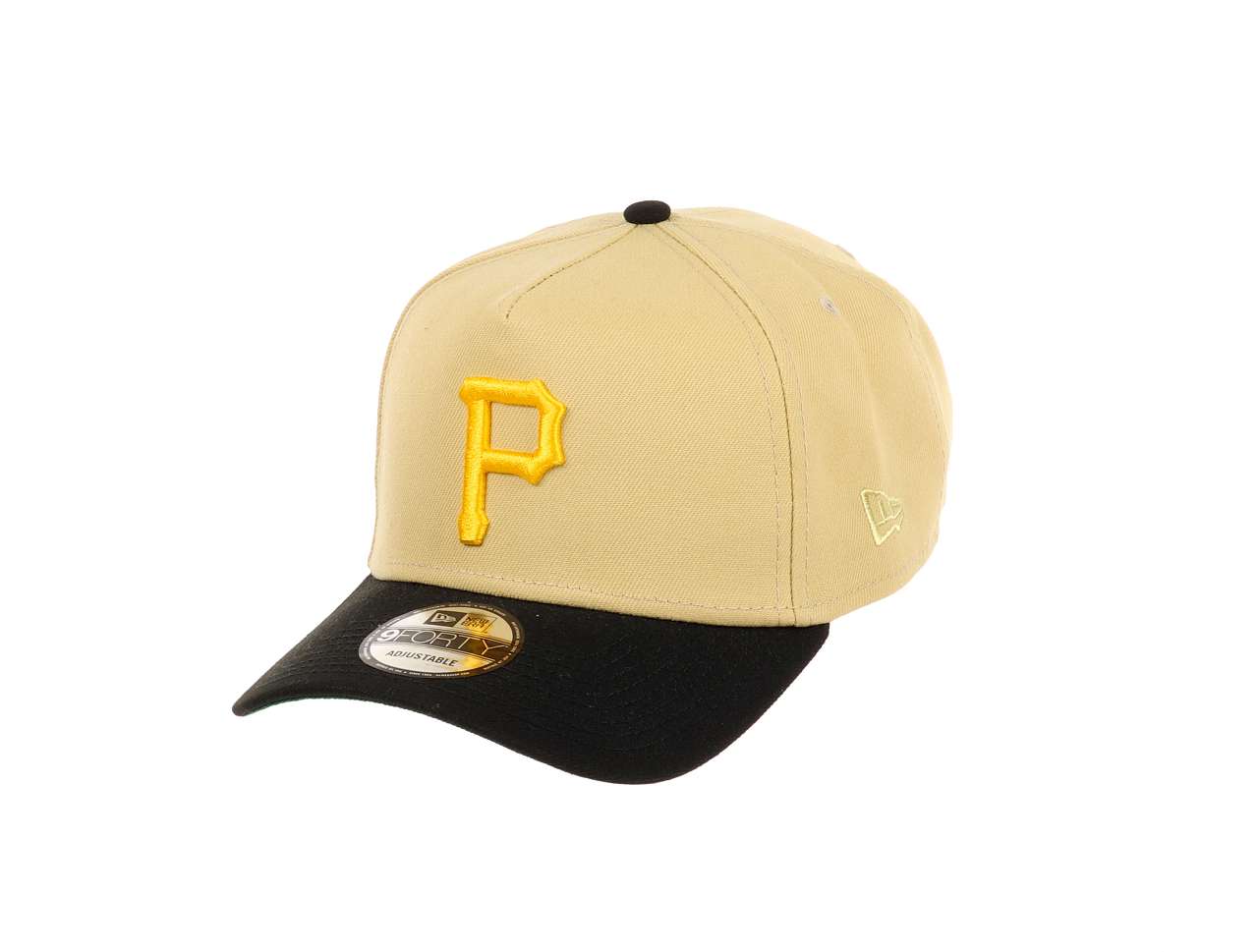 Pittsburgh Pirates MLB All-Star Game 1994 Sidepatch Vegas Gold Black 9Forty A-Frame Snapback Cap New Era