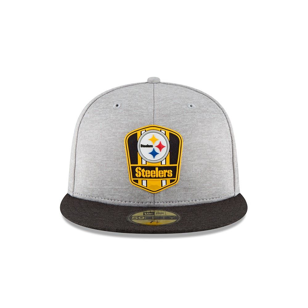Pittsburgh Steelers NFL Sideline Roade 2018 59Fifty Cap New Era
