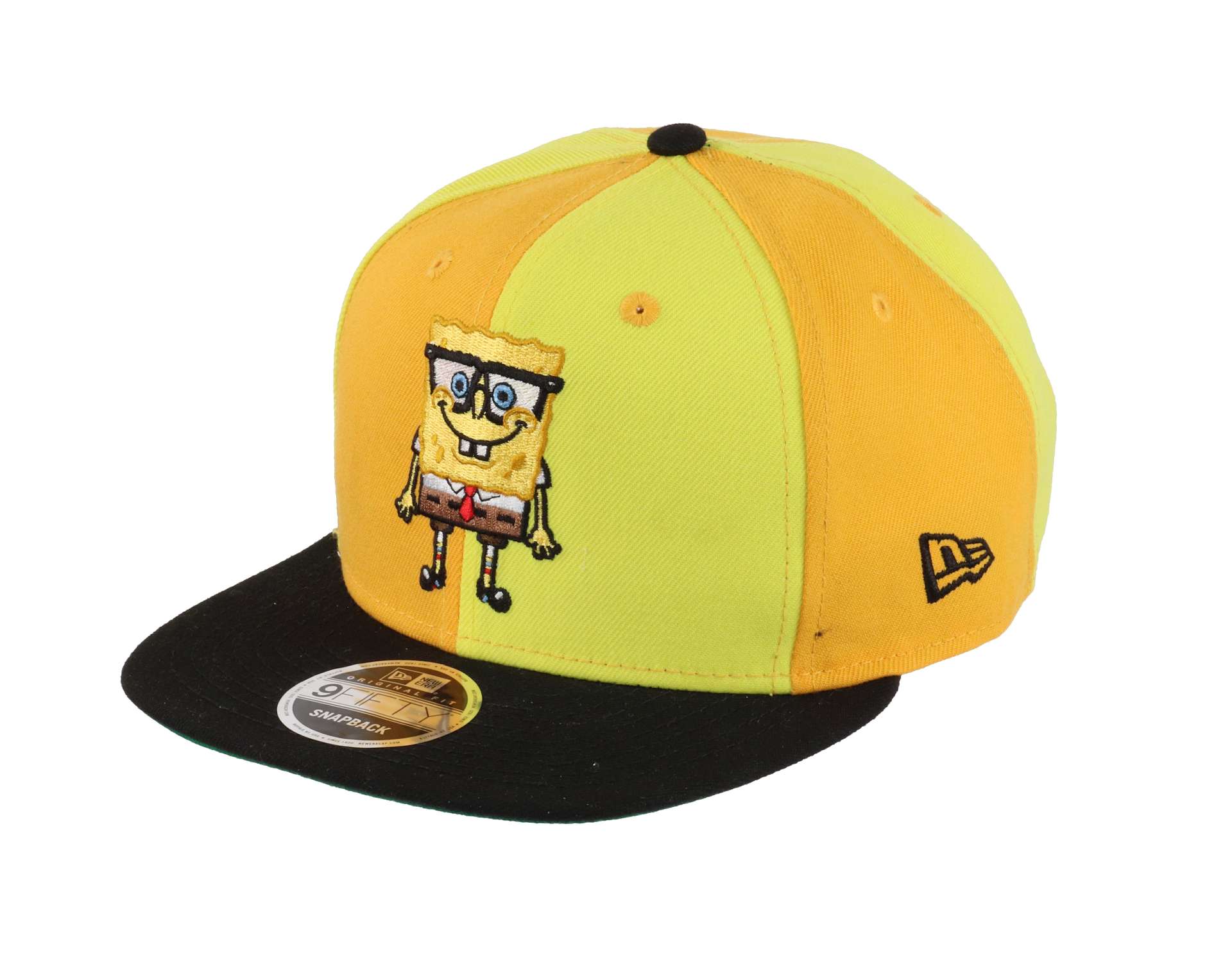 Spongebob Squarepants Spongebob Multi Yellow 9Fifty Original Fit Snapback Cap New Era