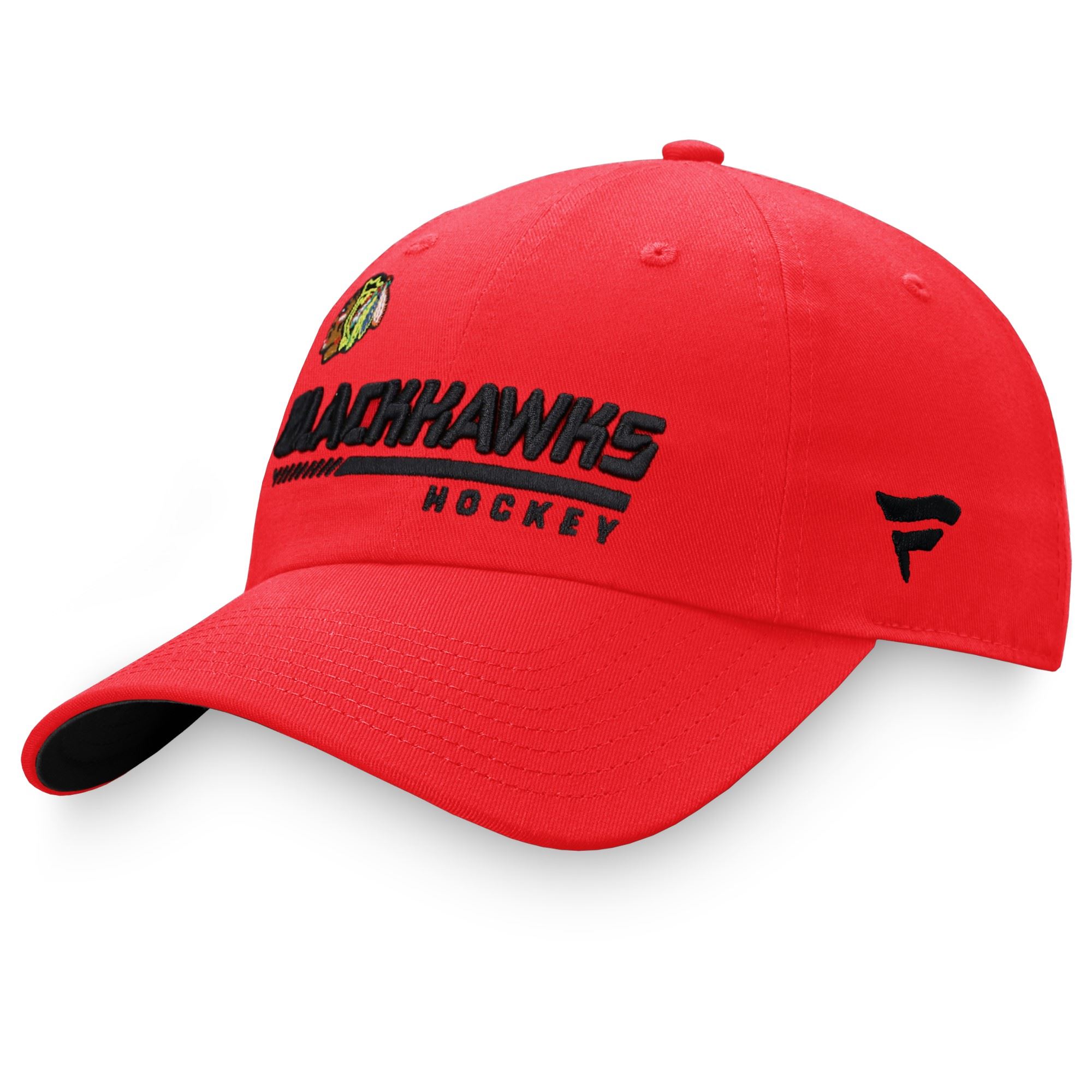 Chicago Blackhawks NHL Authentic Pro Locker Room Curved Unstructured Strapback Cap Red  Fanatics