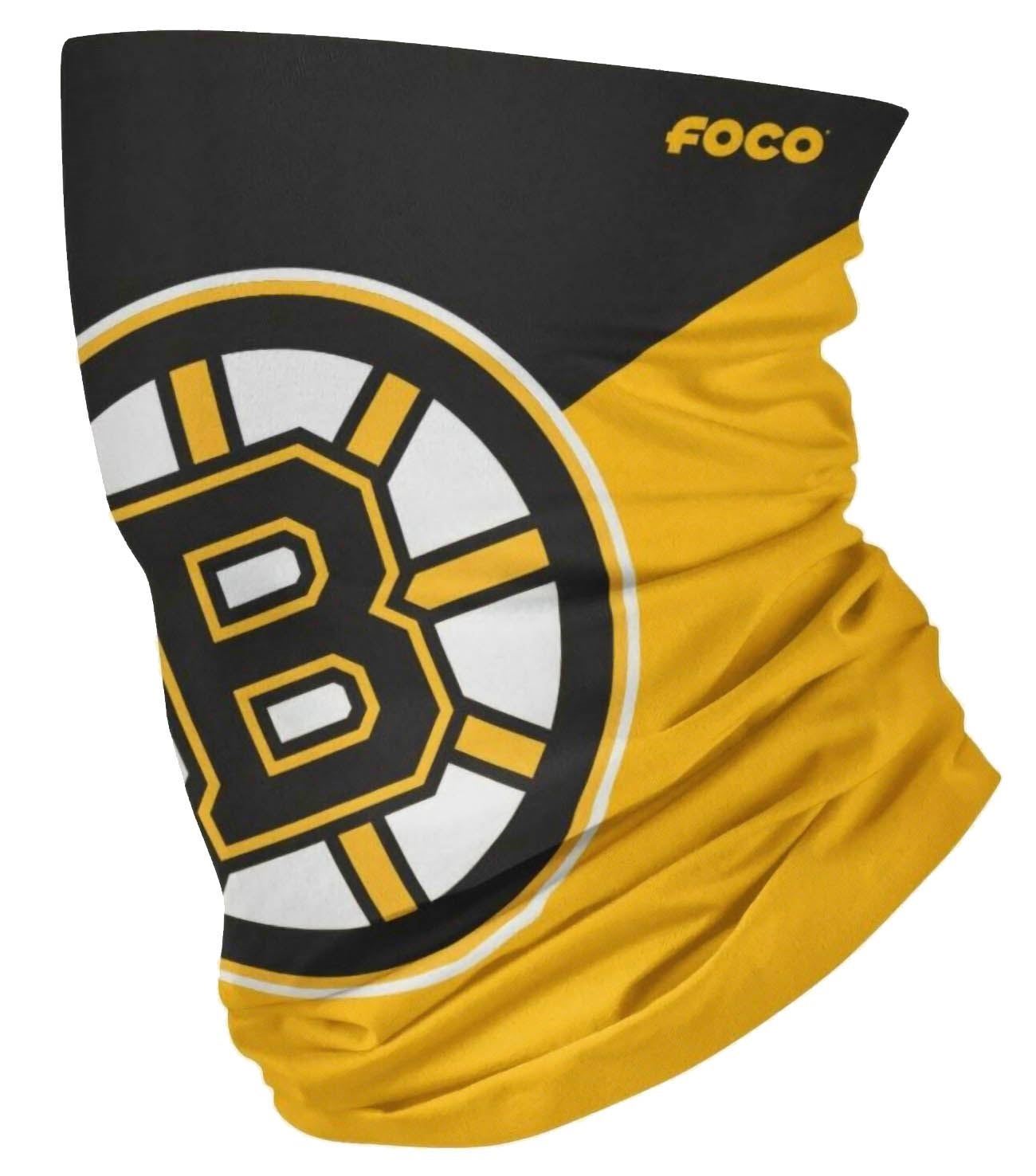 Boston Bruins NHL Colour Block Big Logo Gaiter Scarf Forever Collectibles